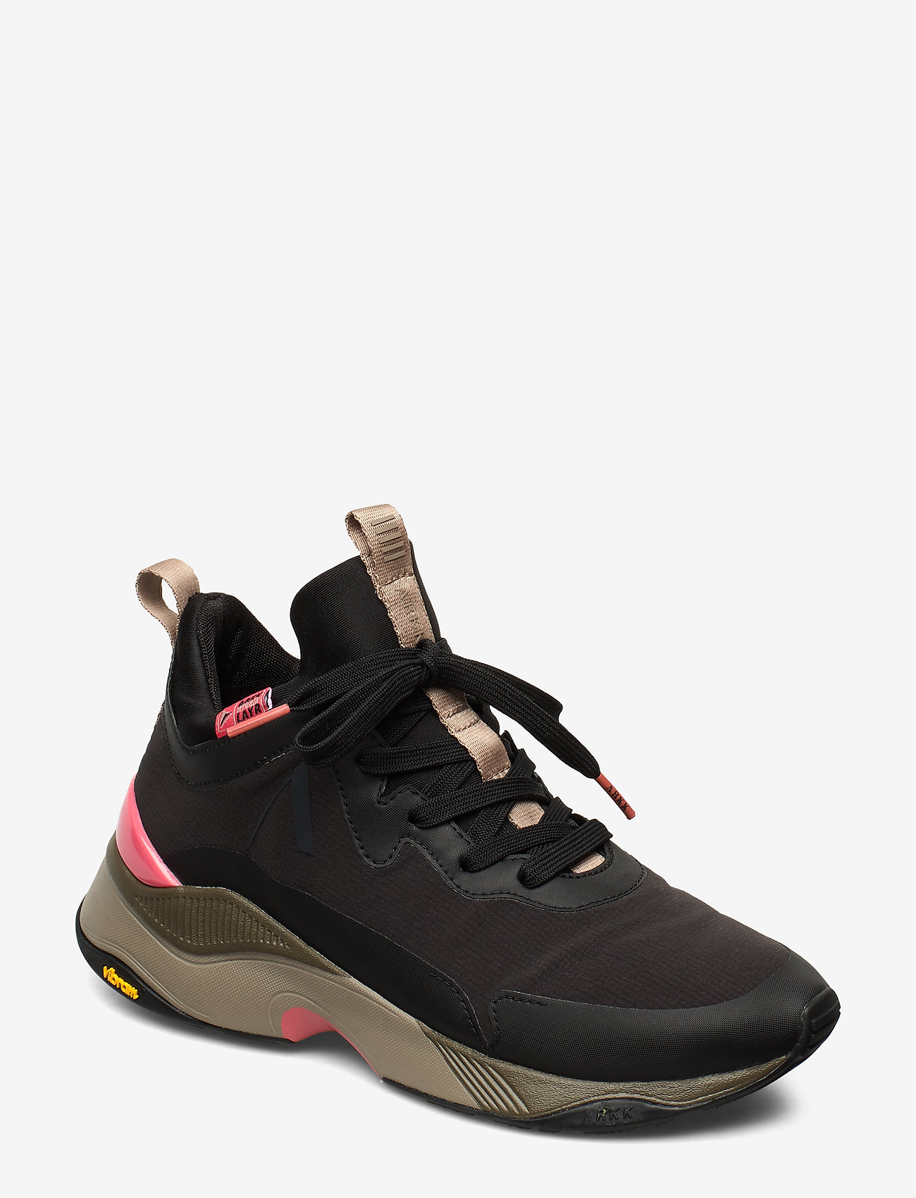 ARKK Copenhagen - Stormrydr Nylon HL VULKN Vibram - black rich coral - 0