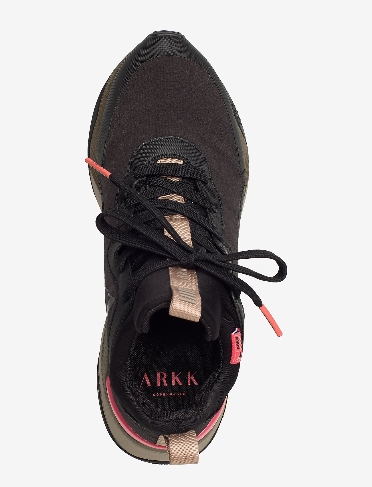ARKK Copenhagen - Stormrydr Nylon HL VULKN Vibram - black rich coral - 3
