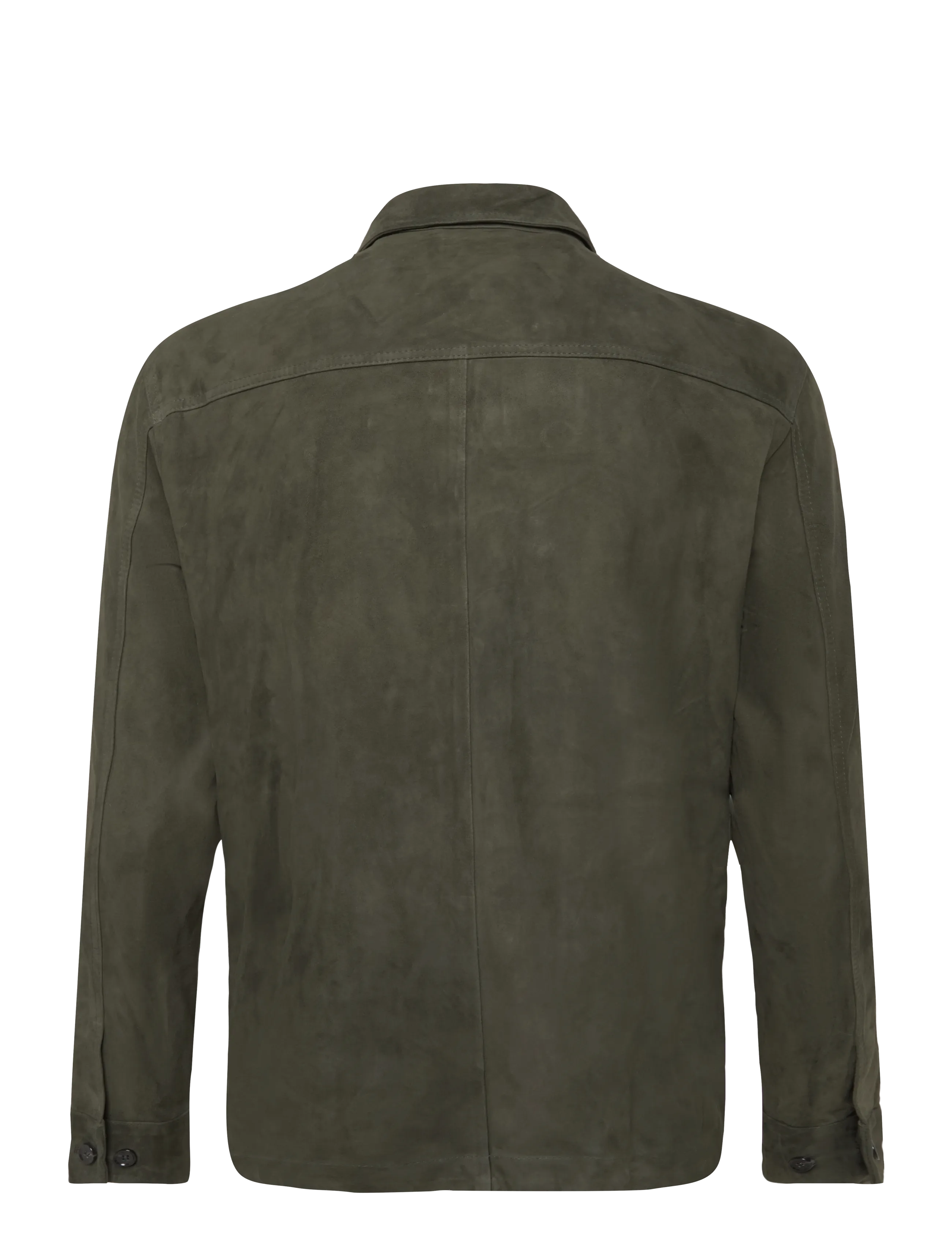 Arma - Mex Lamb Suede - fall jackets - dark green - 1