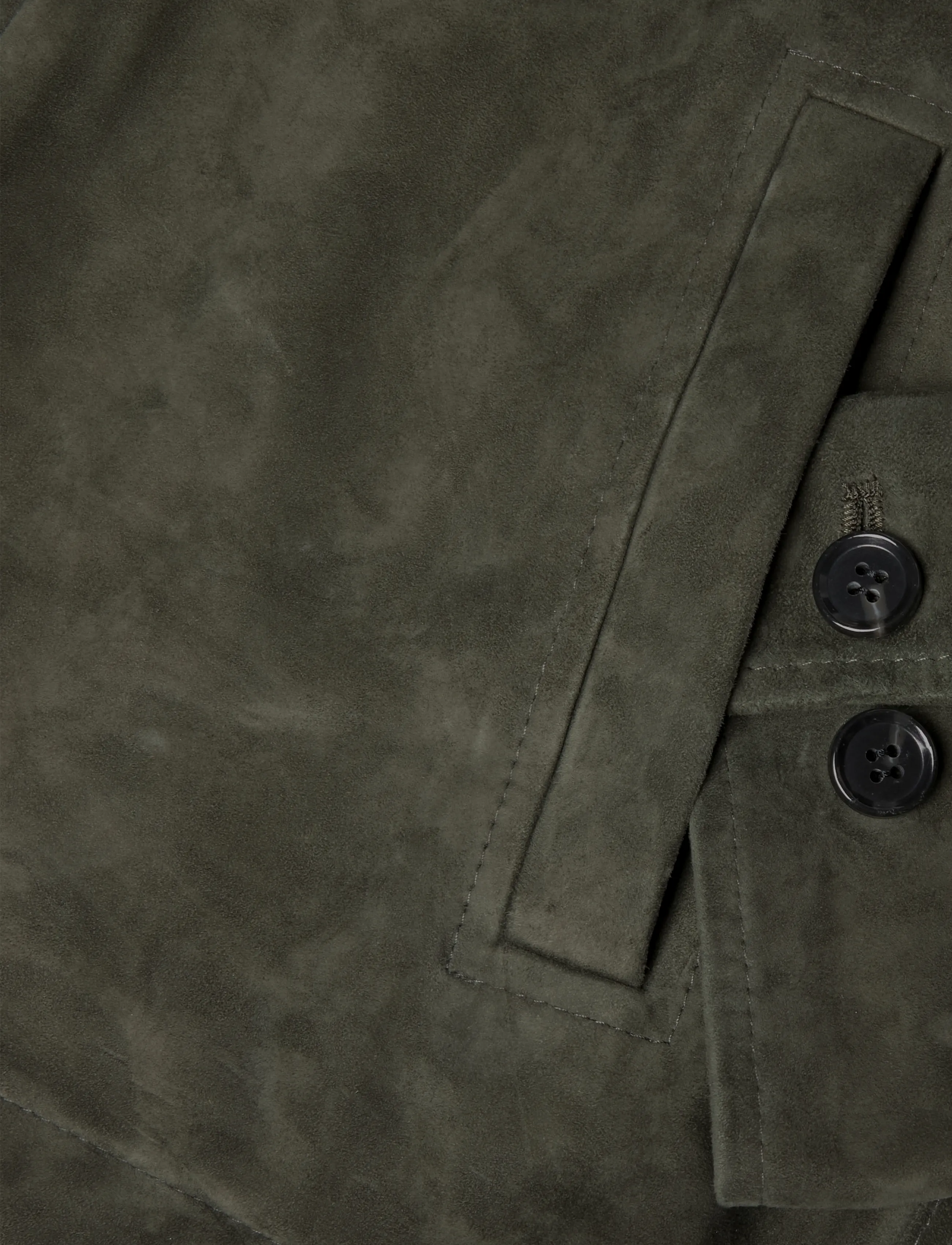 Arma - Mex Lamb Suede - fall jackets - dark green - 3