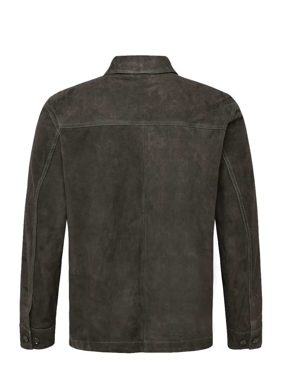 Arma - Mex Lamb Suede - herbstjacken - iron - 1