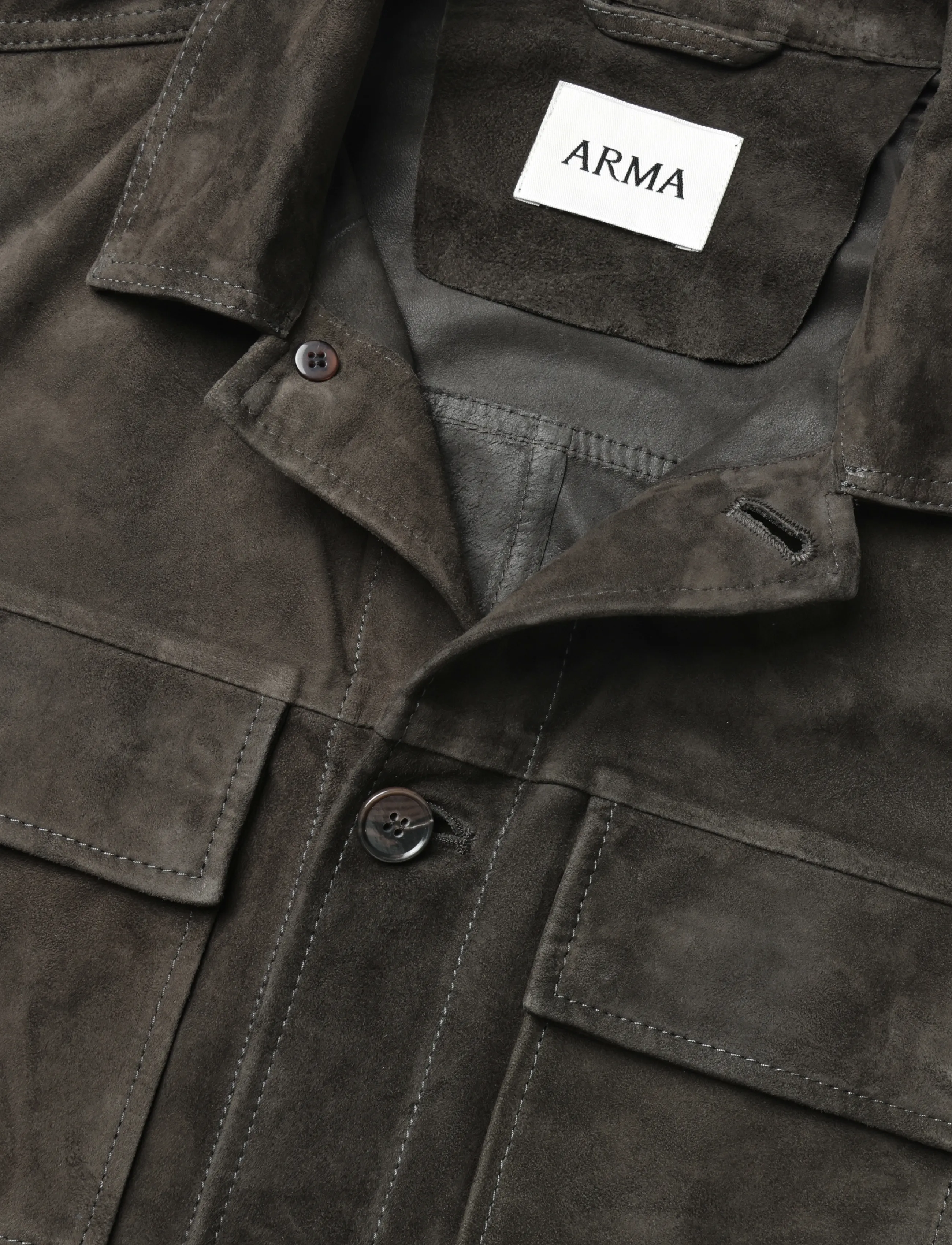 Arma - Mex Lamb Suede - iron - 2