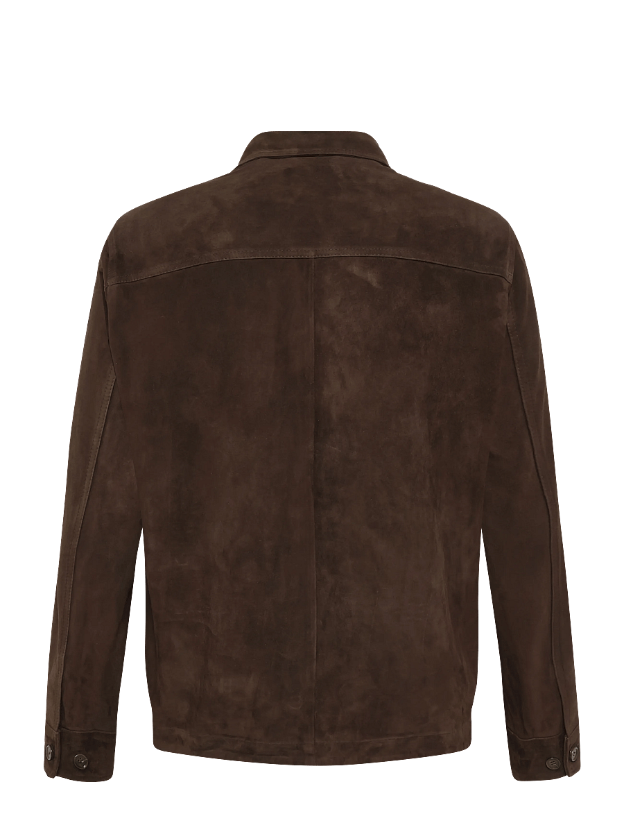 Arma - Mex Lamb Suede - herbstjacken - mud brown - 1