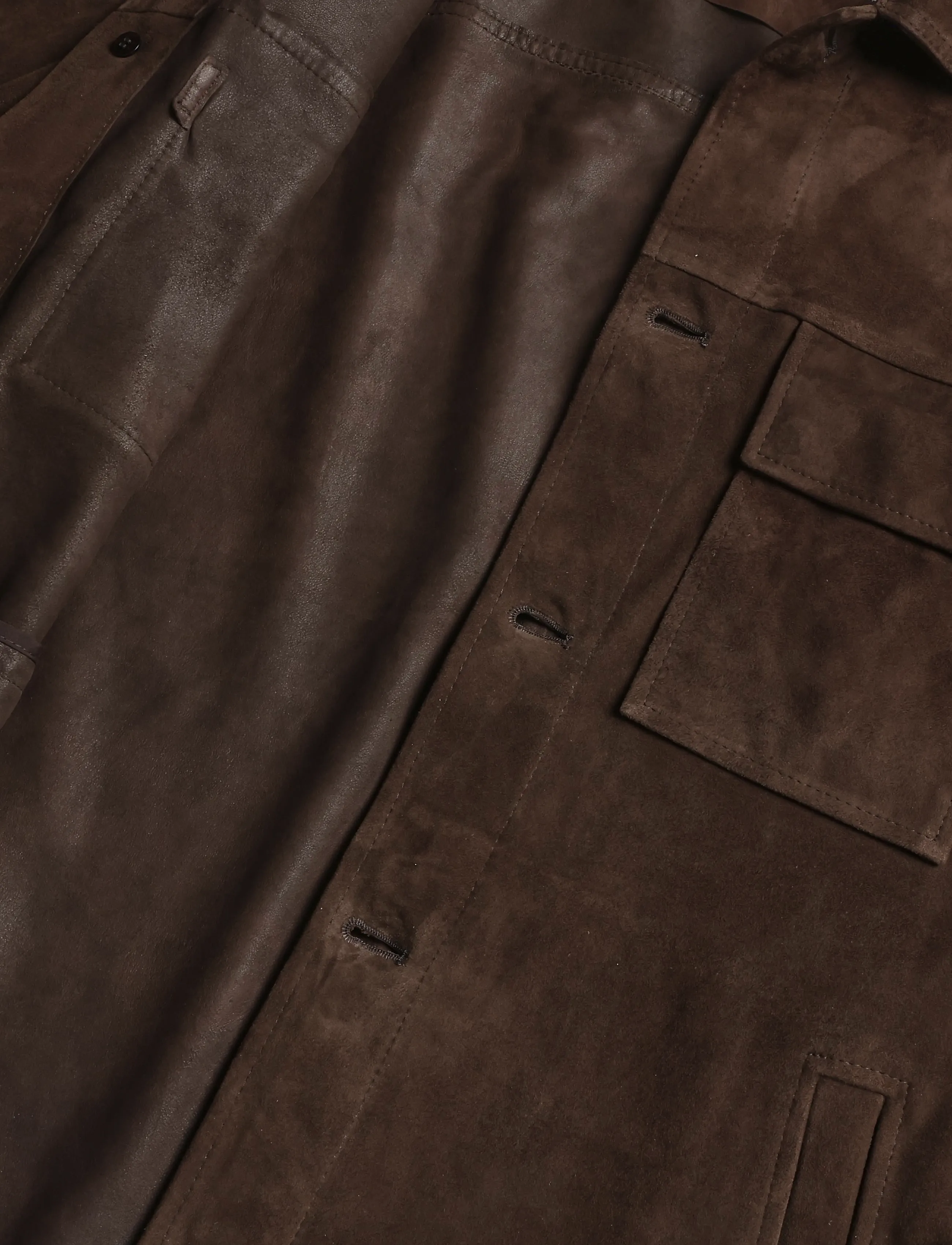 Arma - Mex Lamb Suede - herbstjacken - mud brown - 3
