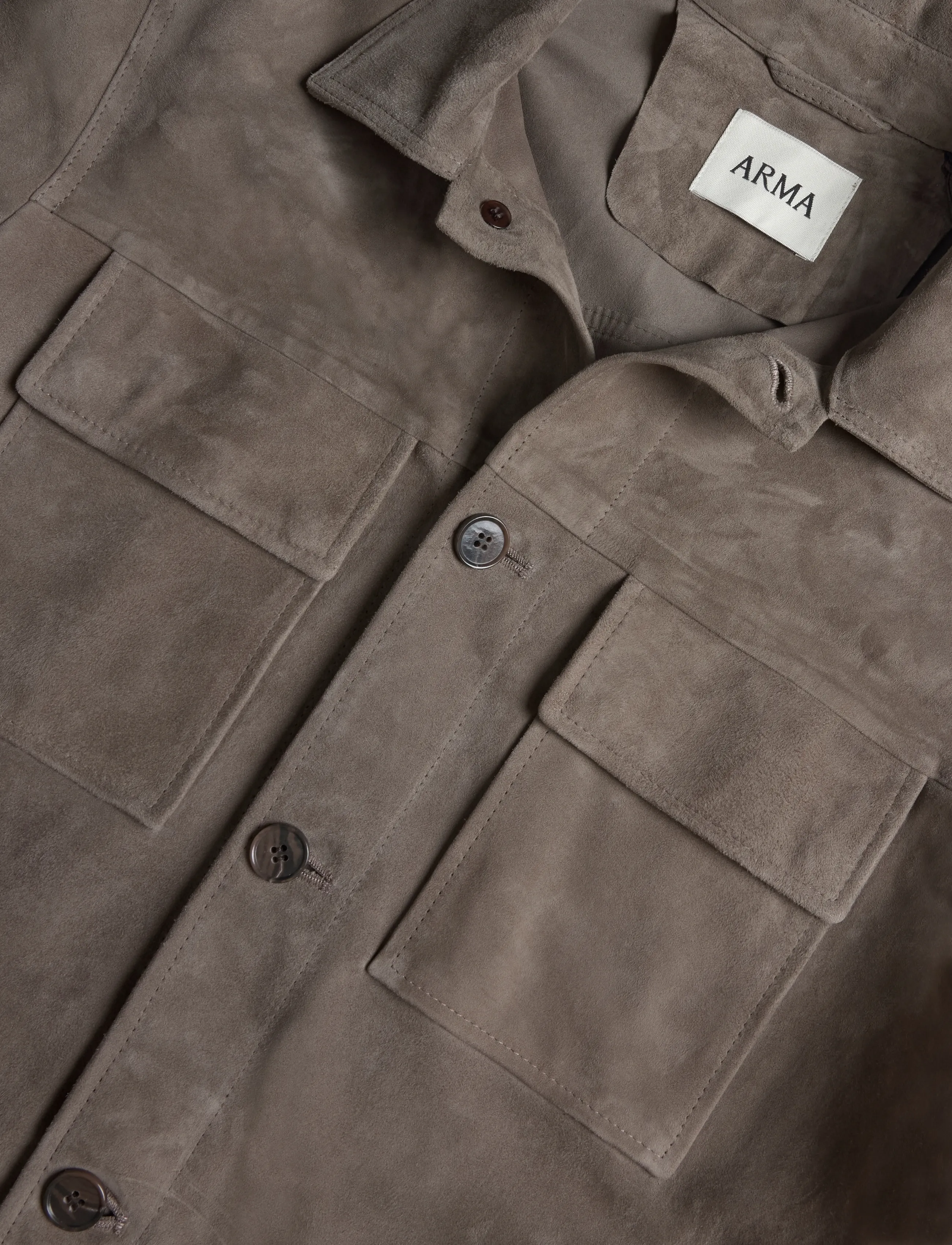 Arma - Mex Lamb Suede - herbstjacken - soil - 2