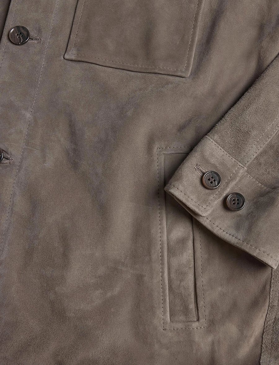 Arma - Mex Lamb Suede - herbstjacken - soil - 3