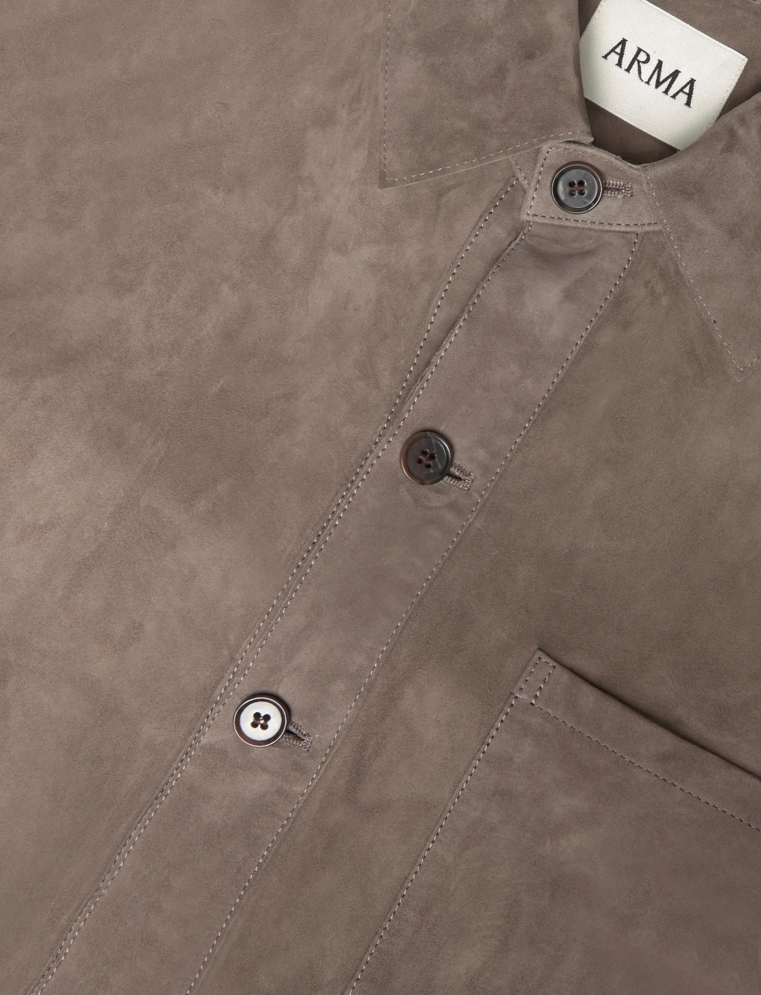 Arma - Dino Lamb Suede - vabaajasärgid - soil - 2