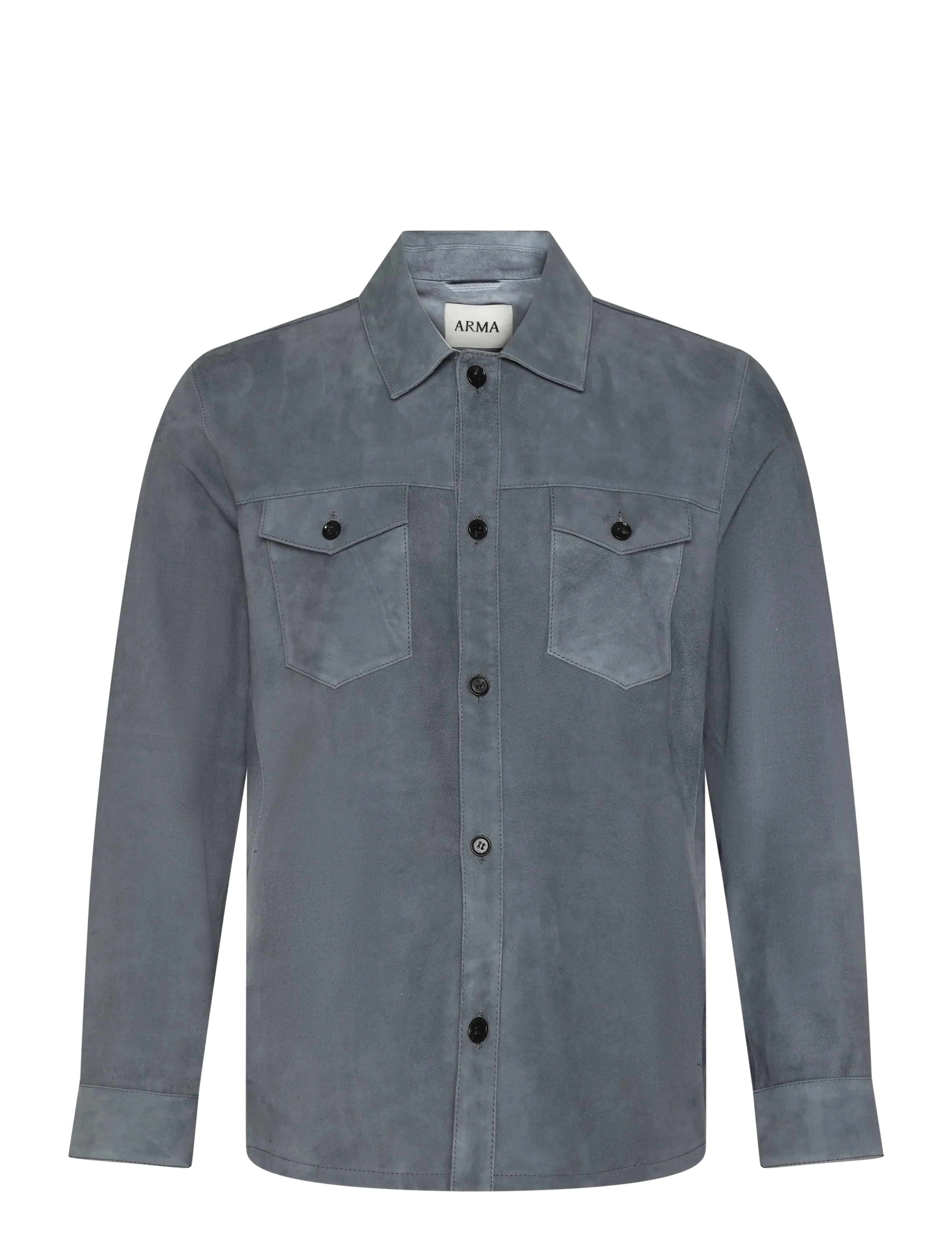 Arma Dex Goat Suede Sturdy - Casual skjorter - FADED DENIM / blue