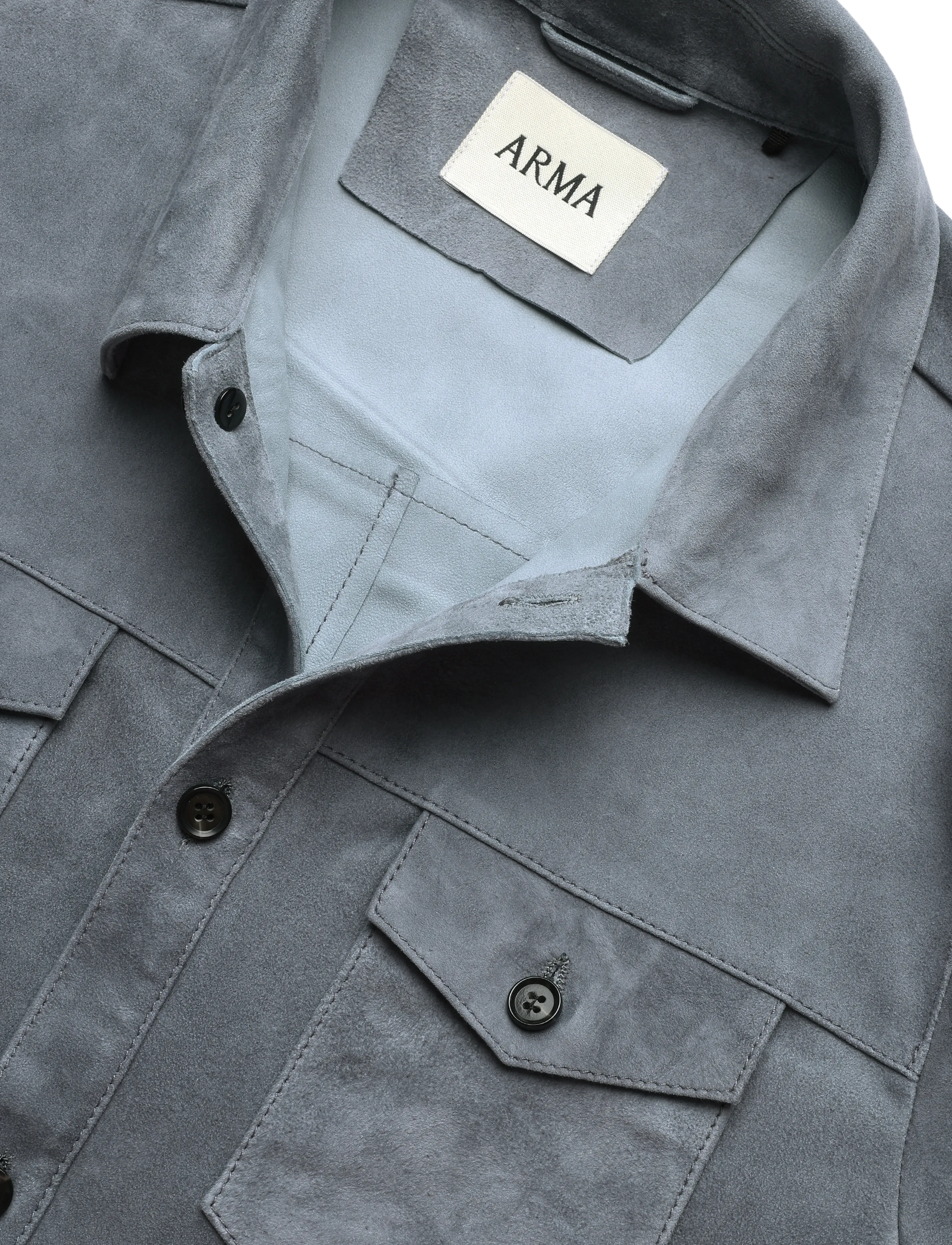 Arma - Dex Goat Suede Sturdy - casual - faded denim - 2