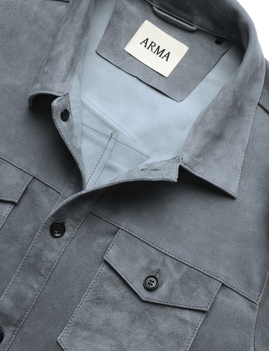 Arma - Dex Goat Suede Sturdy - casual - faded denim - 2