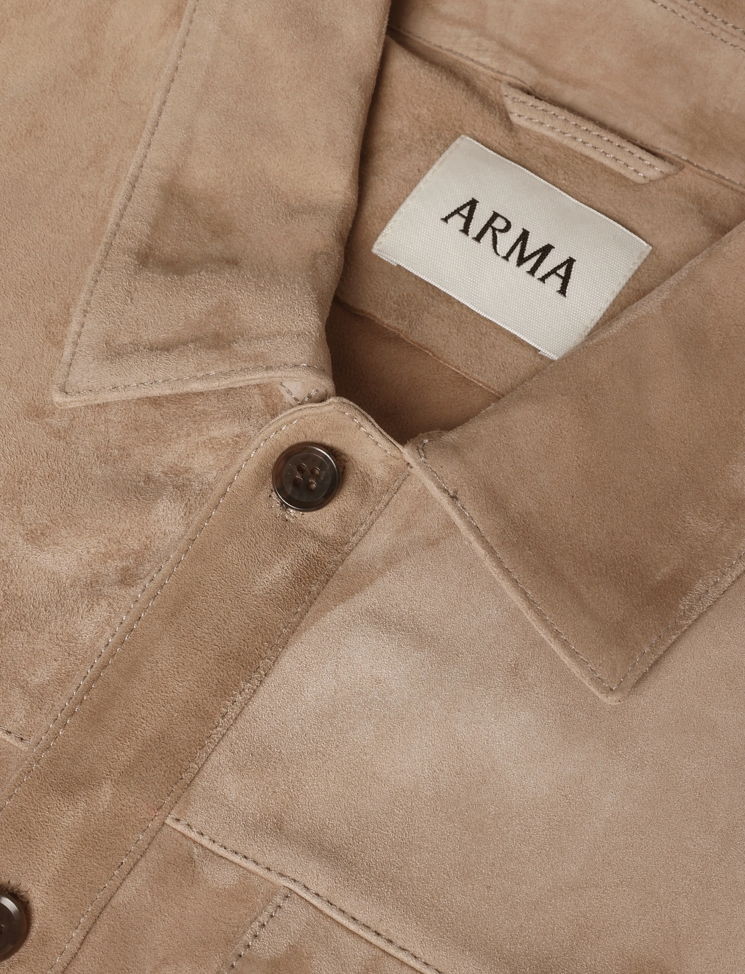 Arma - Dex Goat Suede Sturdy - casual skjortor - grey-taupe - 2