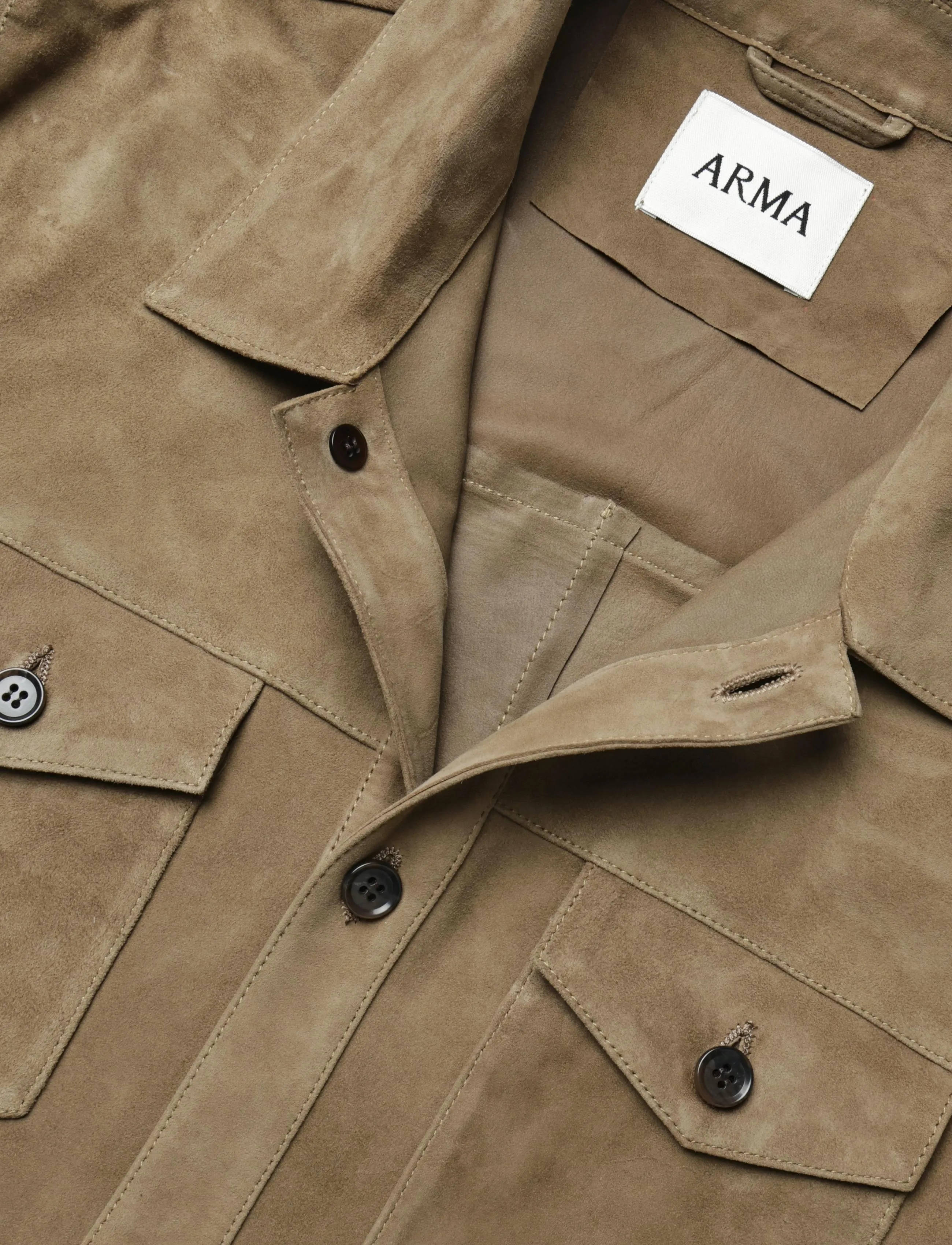 Arma - Dex Goat Suede Sturdy - casual hemden - soil - 2