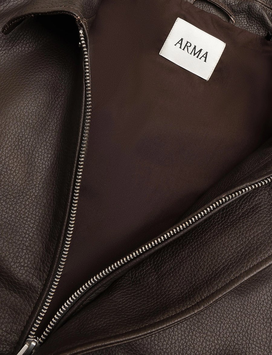 Arma - Bari Vintage Leather - höstjackor - mud brown - 2