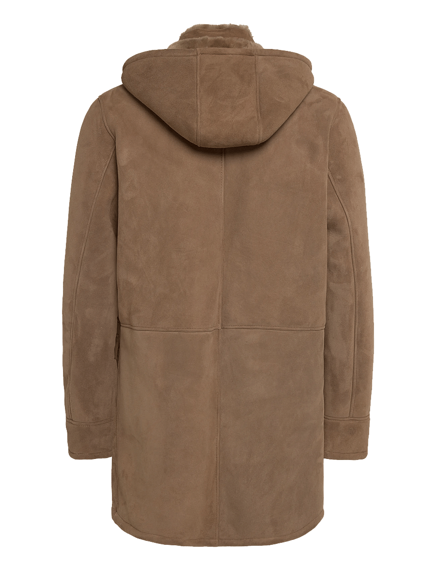 Arma - Levy Merino Suede - fall jackets - carob brown - 1