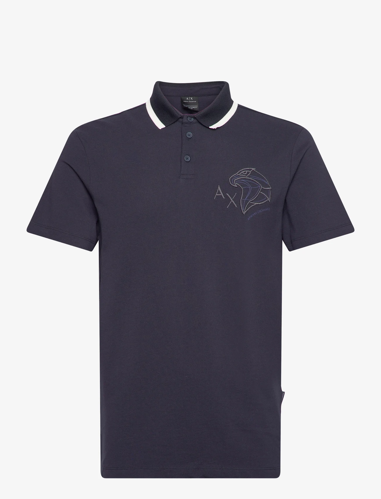 Armani Exchange - POLO - polo marškinėliai trumpomis rankovėmis - 15cx-night sky - 0