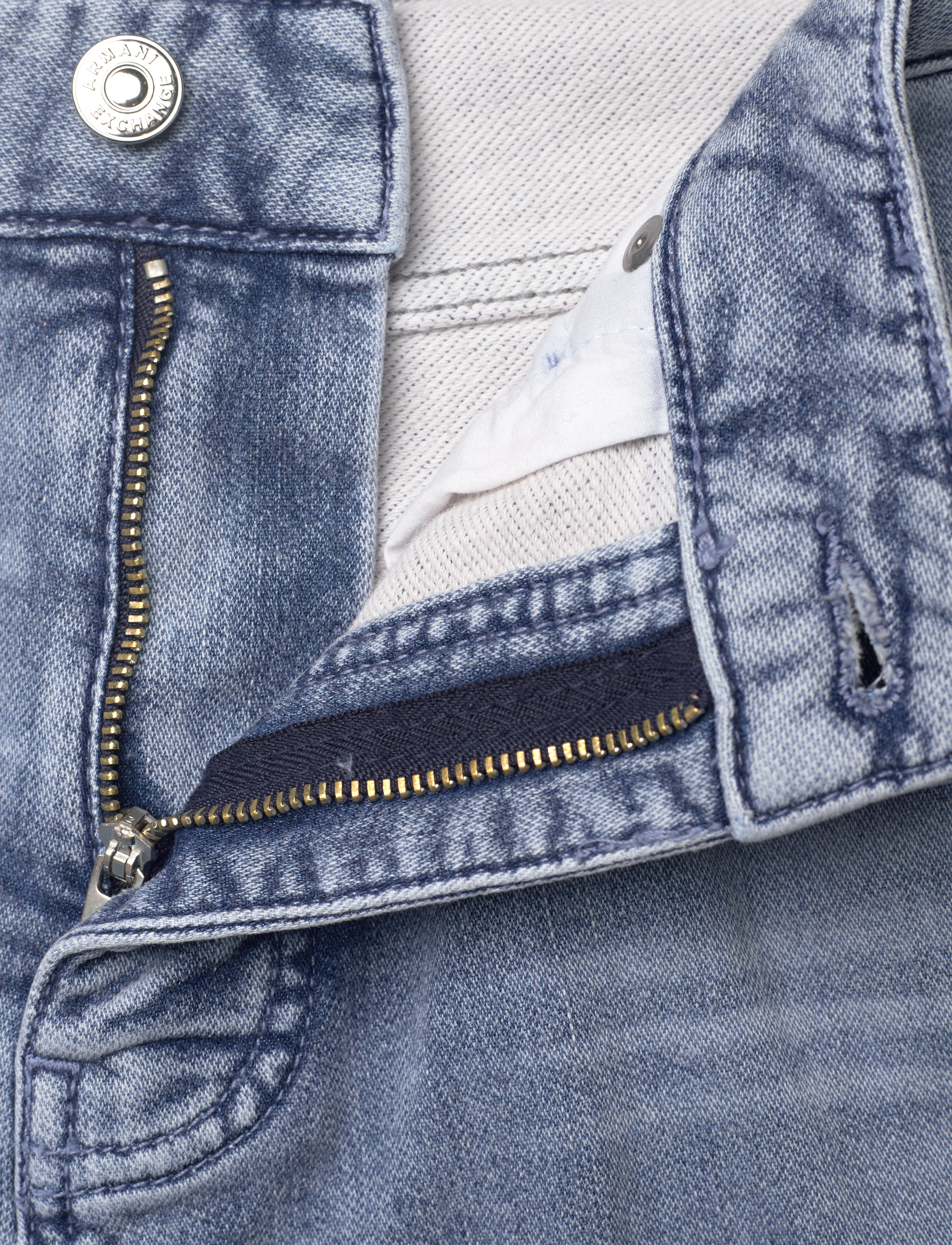 Armani Exchange - 5 POCKET - 25eu-indigo denim light - 3