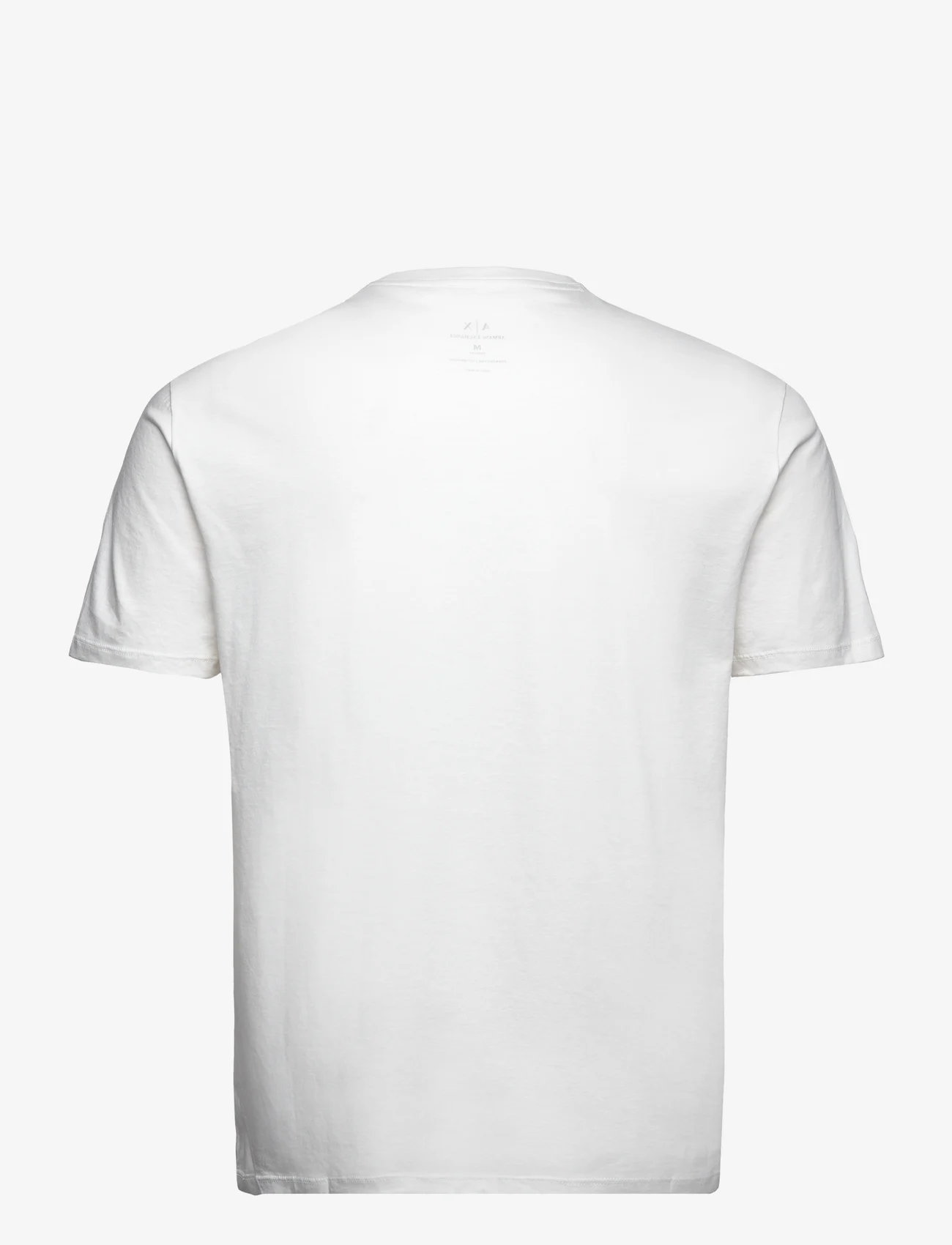 Armani Exchange - T-SHIRT - kortærmede t-shirts - 1116-off white - 1