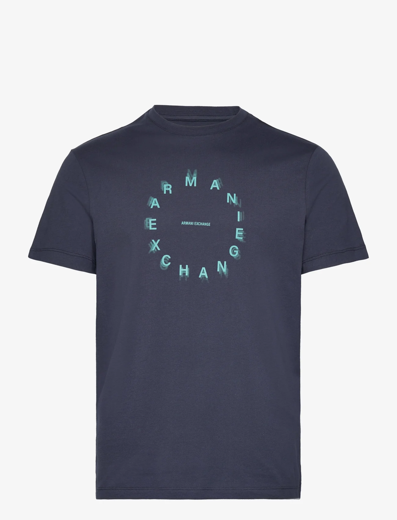 Armani Exchange - T-SHIRT - marškinėliai trumpomis rankovėmis - 15ba-navy blazer - 0