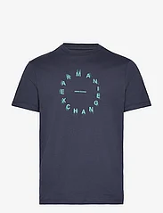 Armani Exchange - T-SHIRT - marškinėliai trumpomis rankovėmis - 15ba-navy blazer - 0