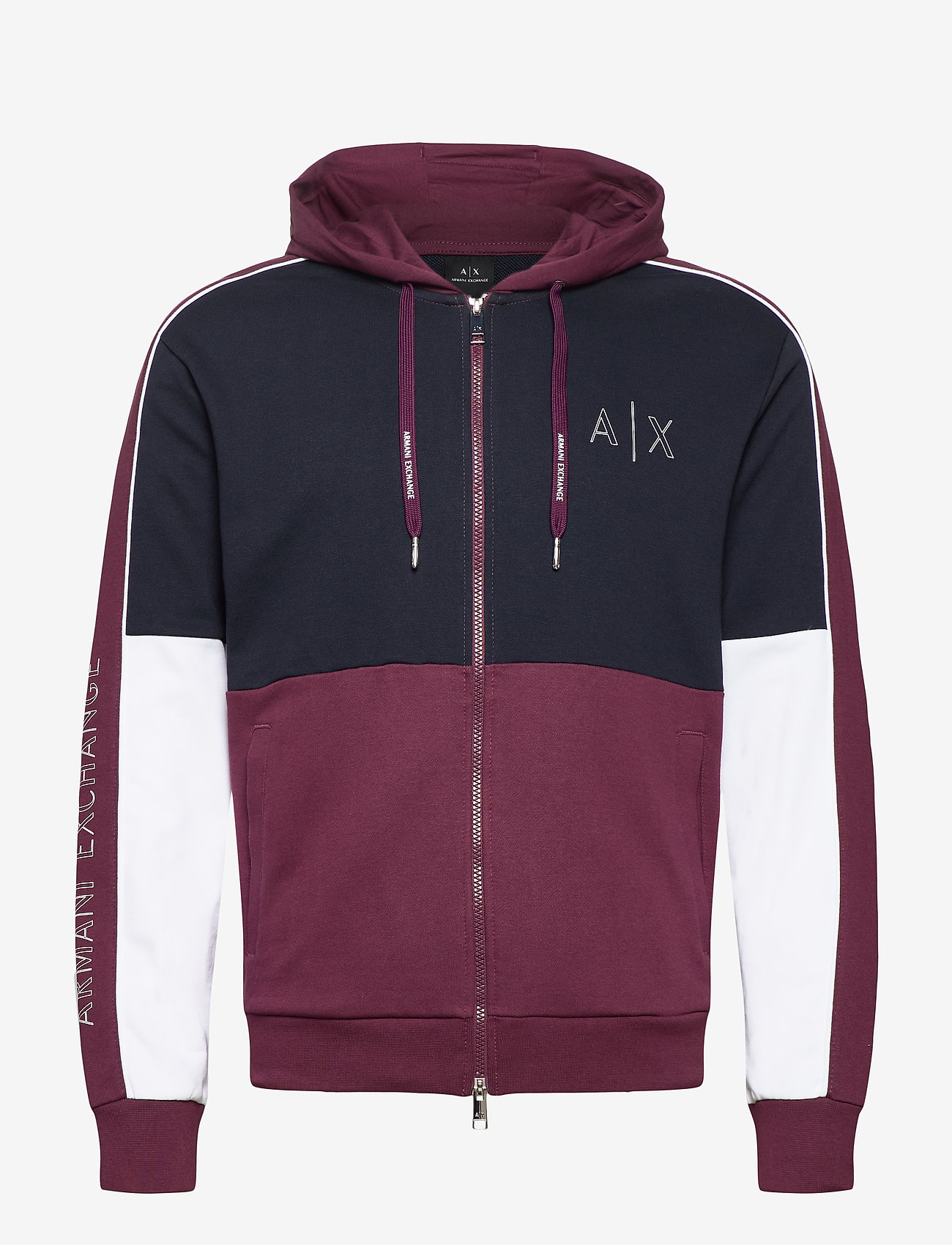 Armani Exchange - 6HZMAA ZJ7RZ - grape wine/navy/whit - 0
