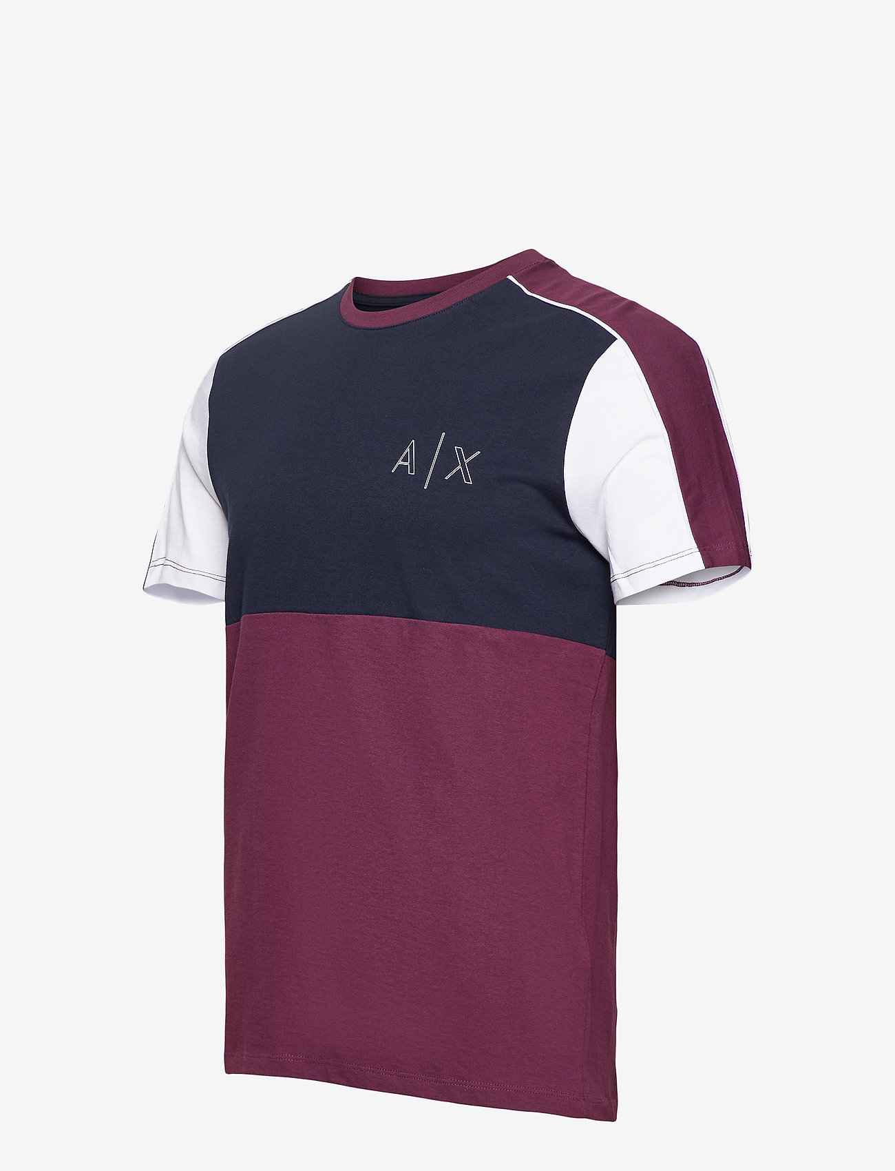 Armani Exchange - 6HZMAU ZJV5Z - grape wine/navy/whit - 3