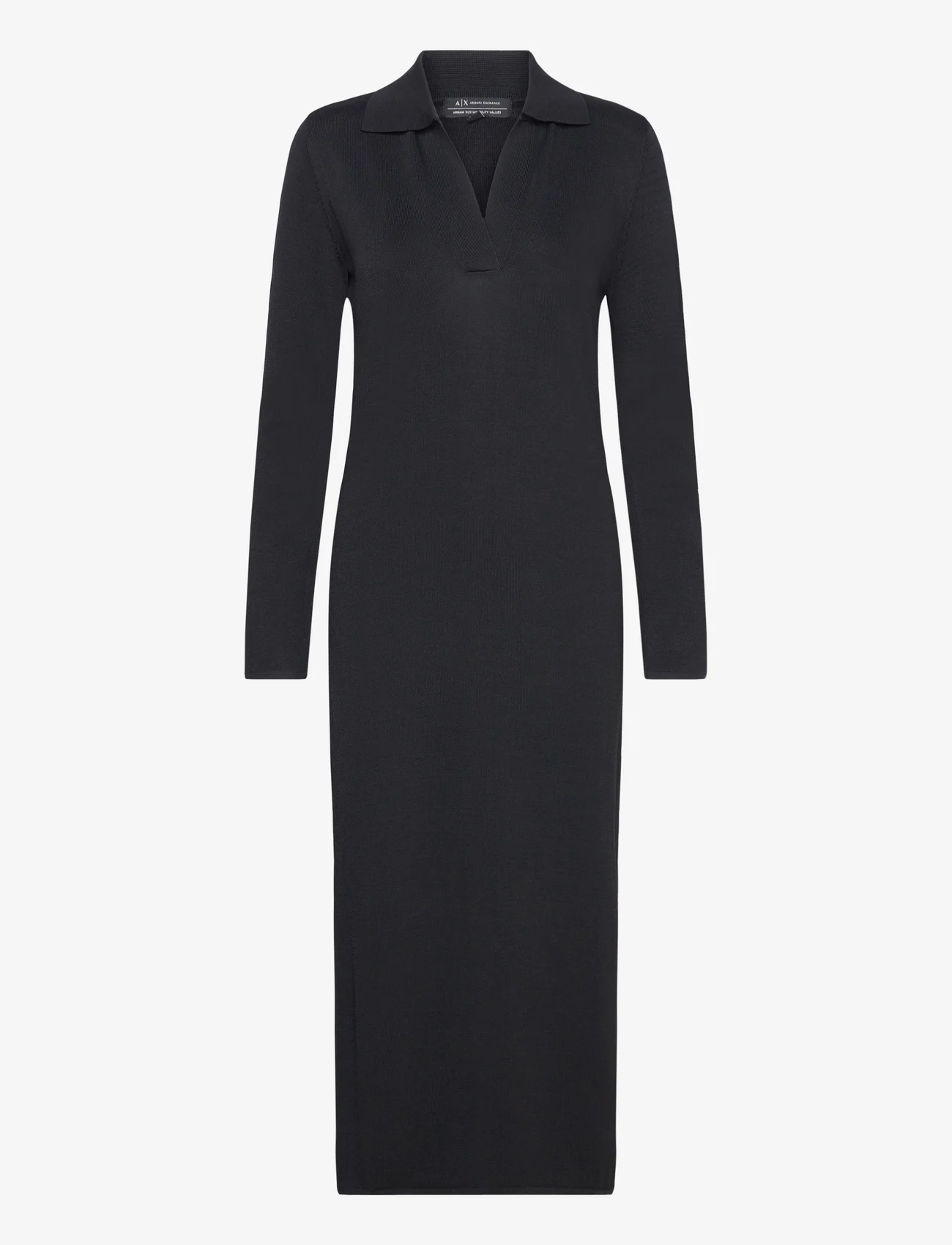 Armani Exchange - DRESS - knitted dresses - 1200-black - 0
