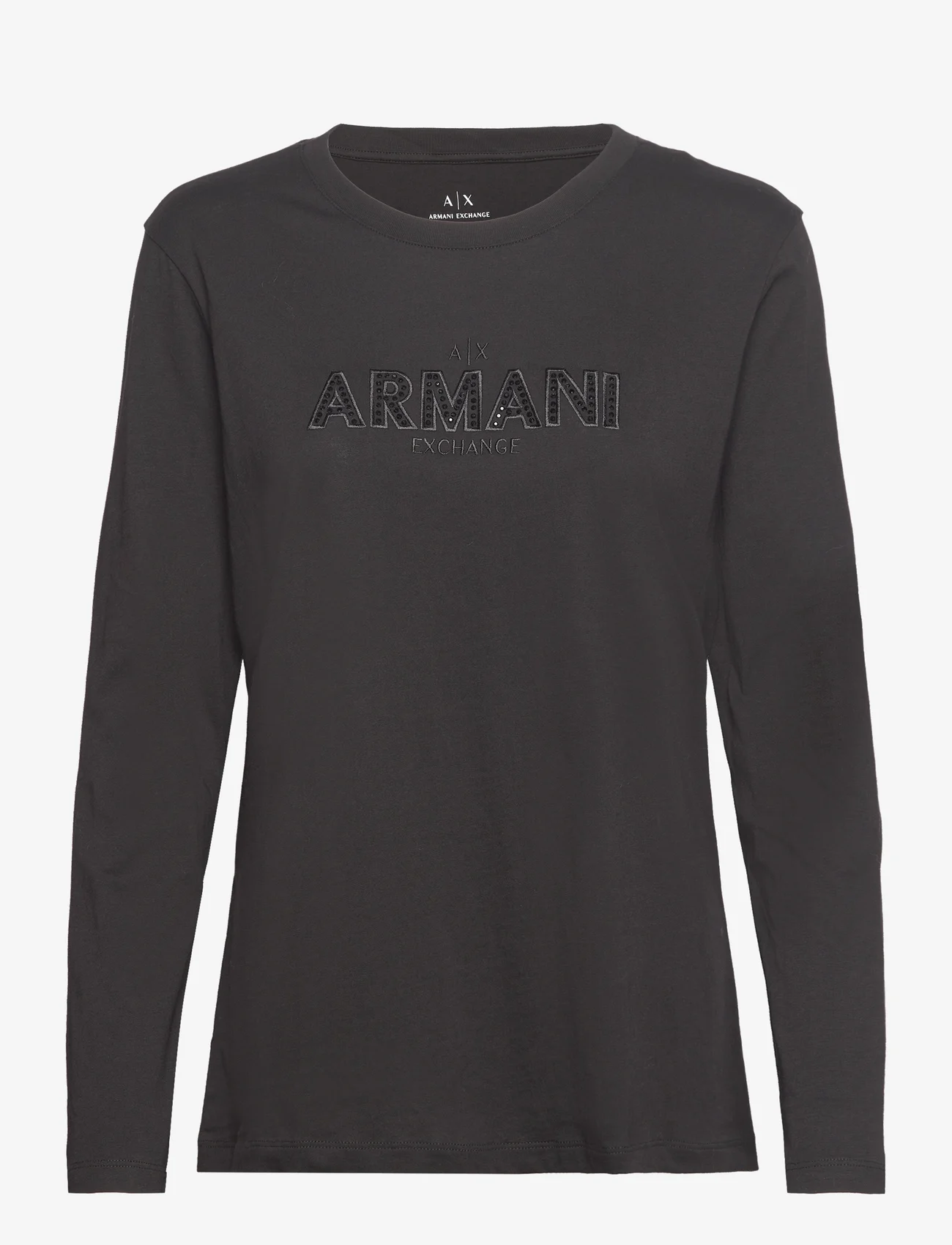 Armani Exchange - T-SHIRT - long-sleeved tops - 1200-black - 0