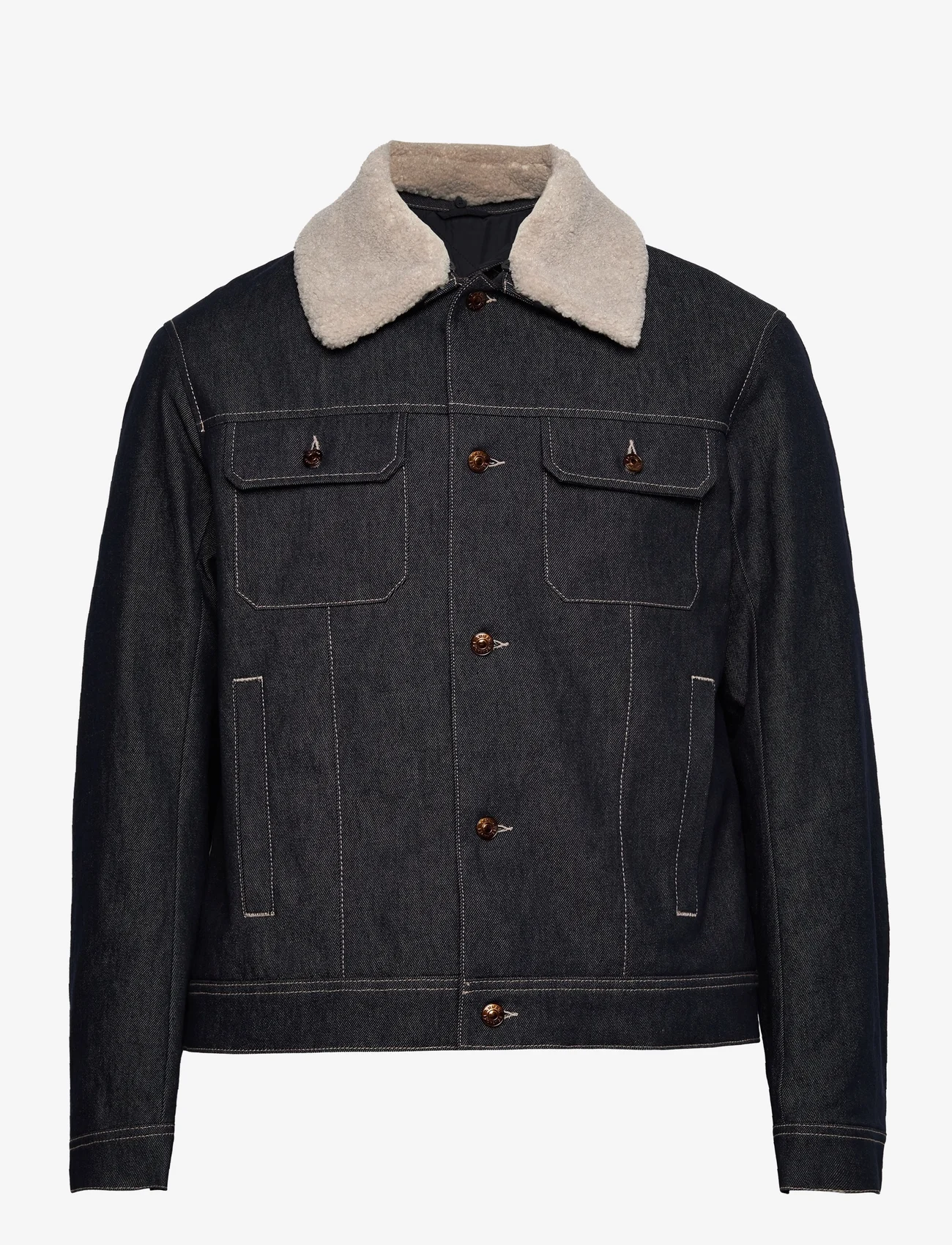 Armani Exchange - JACKETS - spring jackets - 1500-indigo denim - 0