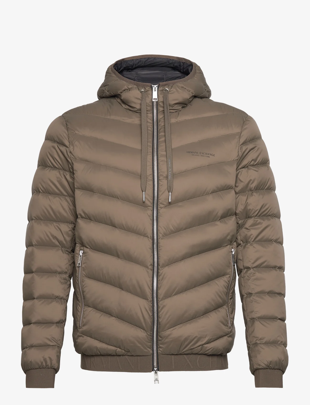 Armani Exchange - DOWN JACKETS - winter jackets - 6717-crocodile/black - 0