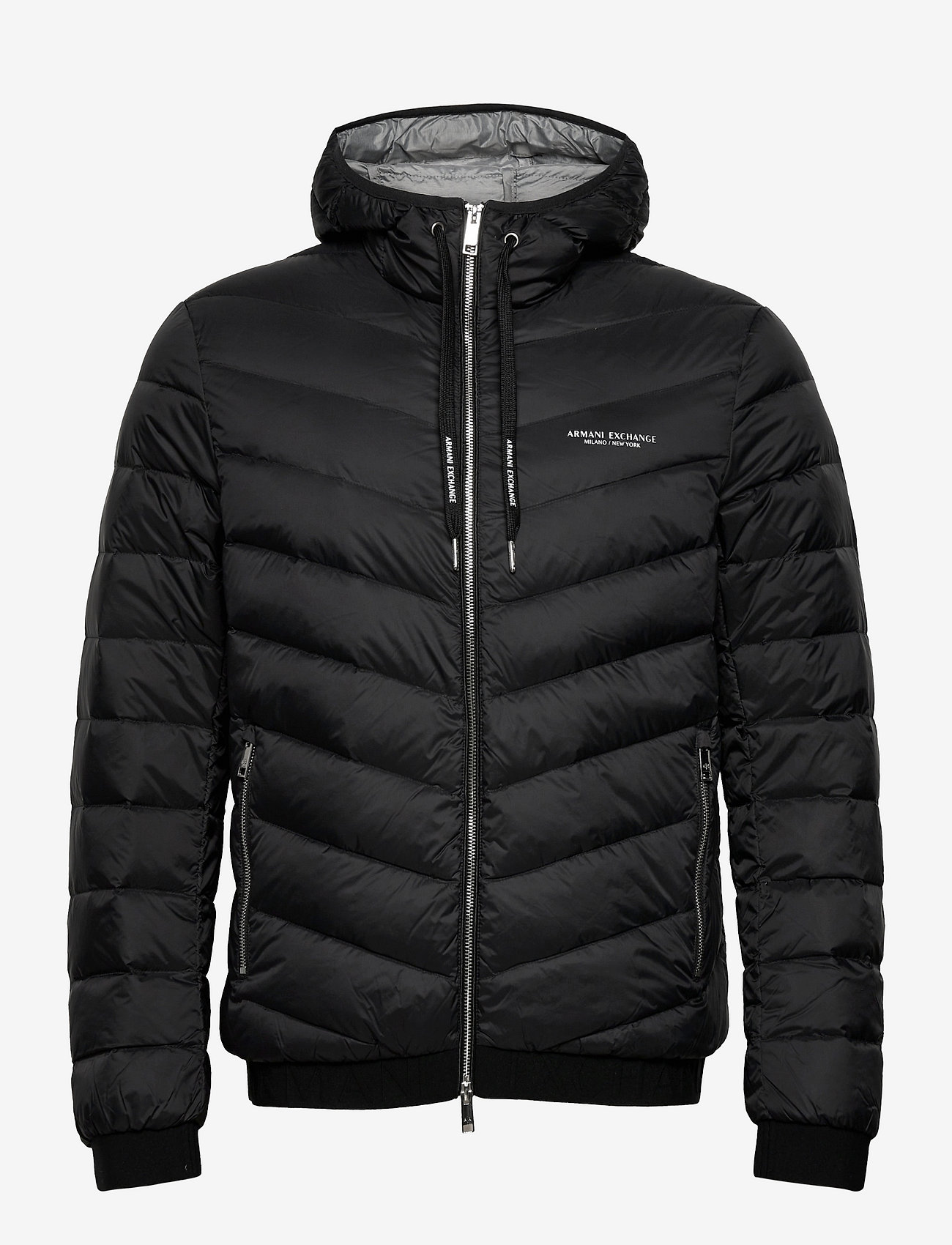 Armani Exchange - DOWN JACKETS - winter jackets - black/melange grey b - 0