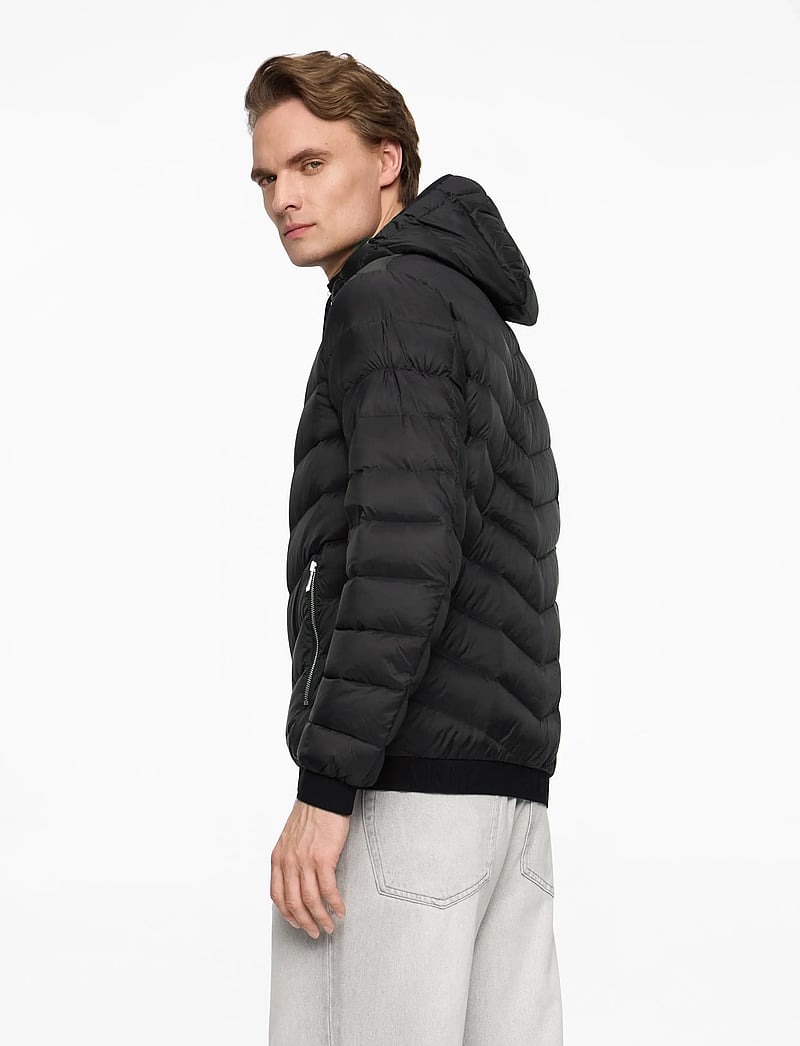 Armani Exchange - DOWN JACKET - vinterjackor - black/melange grey b - 3