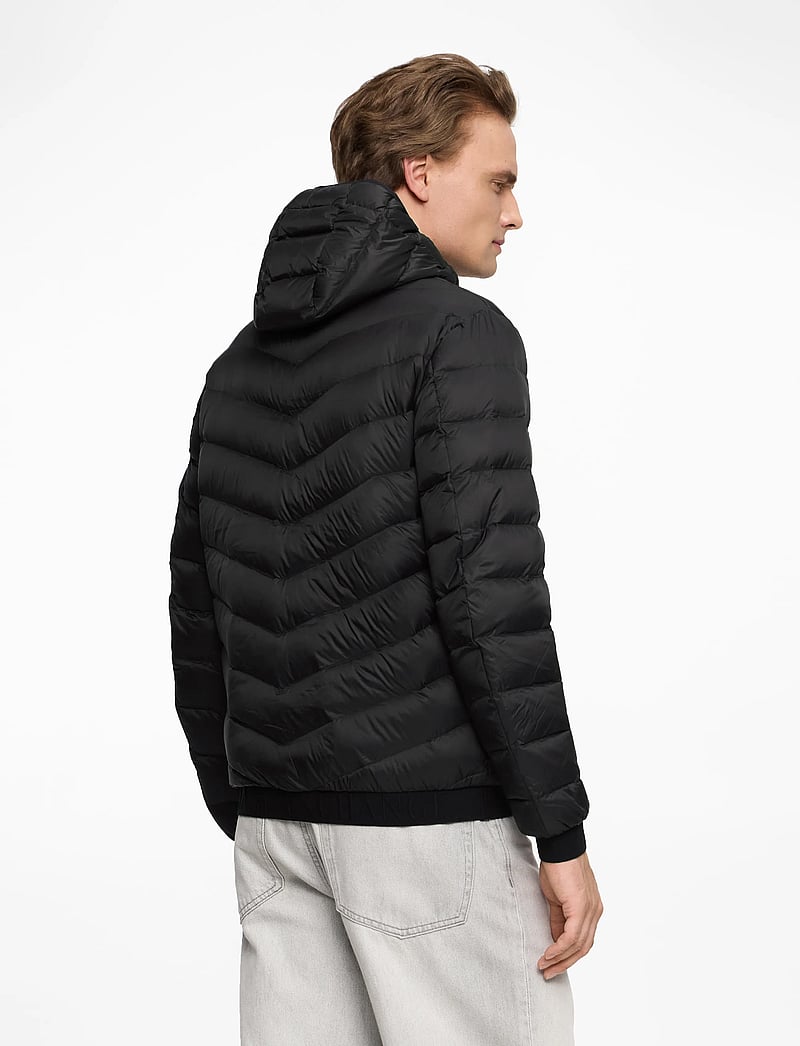 Armani Exchange - DOWN JACKET - vinterjackor - black/melange grey b - 4