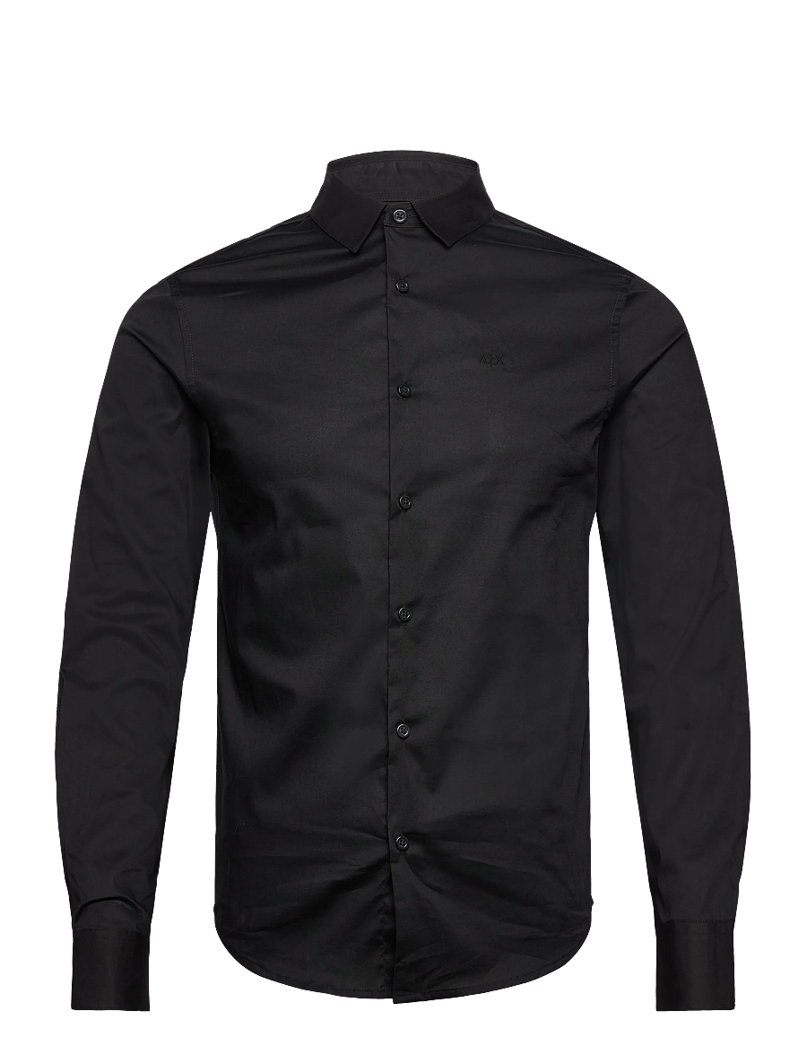 Armani Exchange - SHIRT - casual overhemden - black - 0