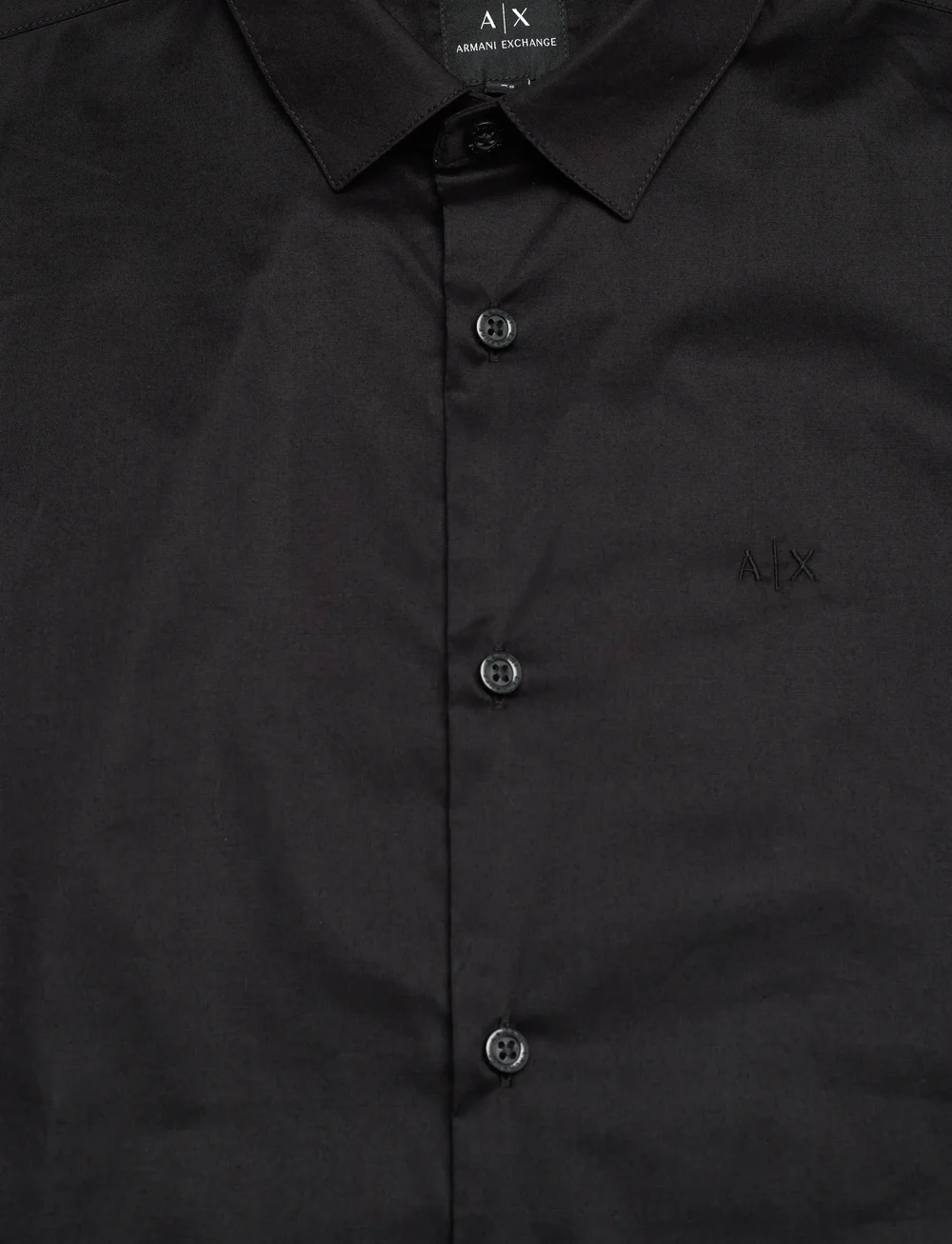 Armani Exchange - SHIRT - avslappede skjorter - black - 2