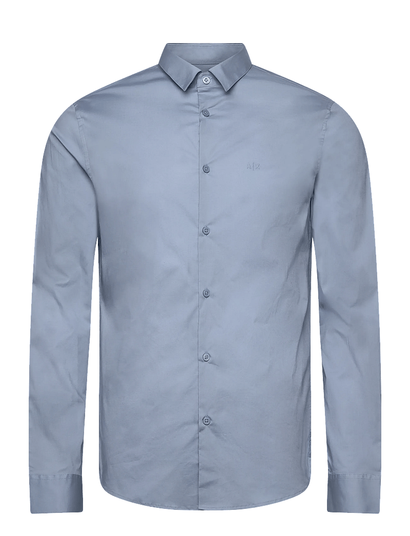 Armani Exchange - SHIRT - casual skjortor - faded denim - 0