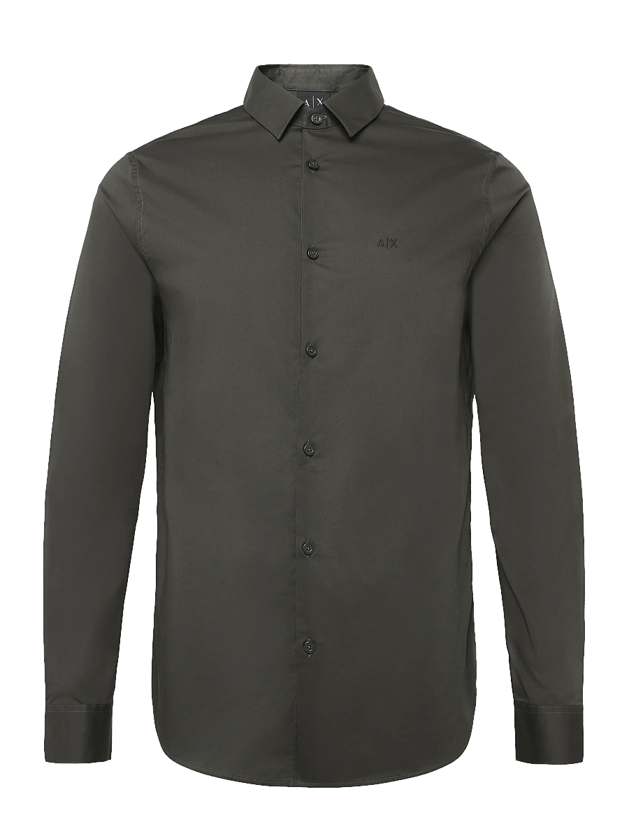 Armani Exchange - SHIRT - freizeithemden - peat - 0