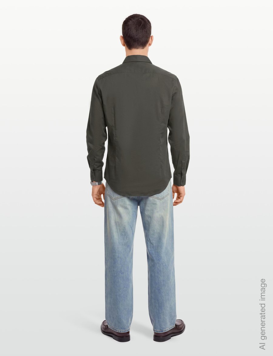 Armani Exchange - SHIRT - freizeithemden - peat - 4