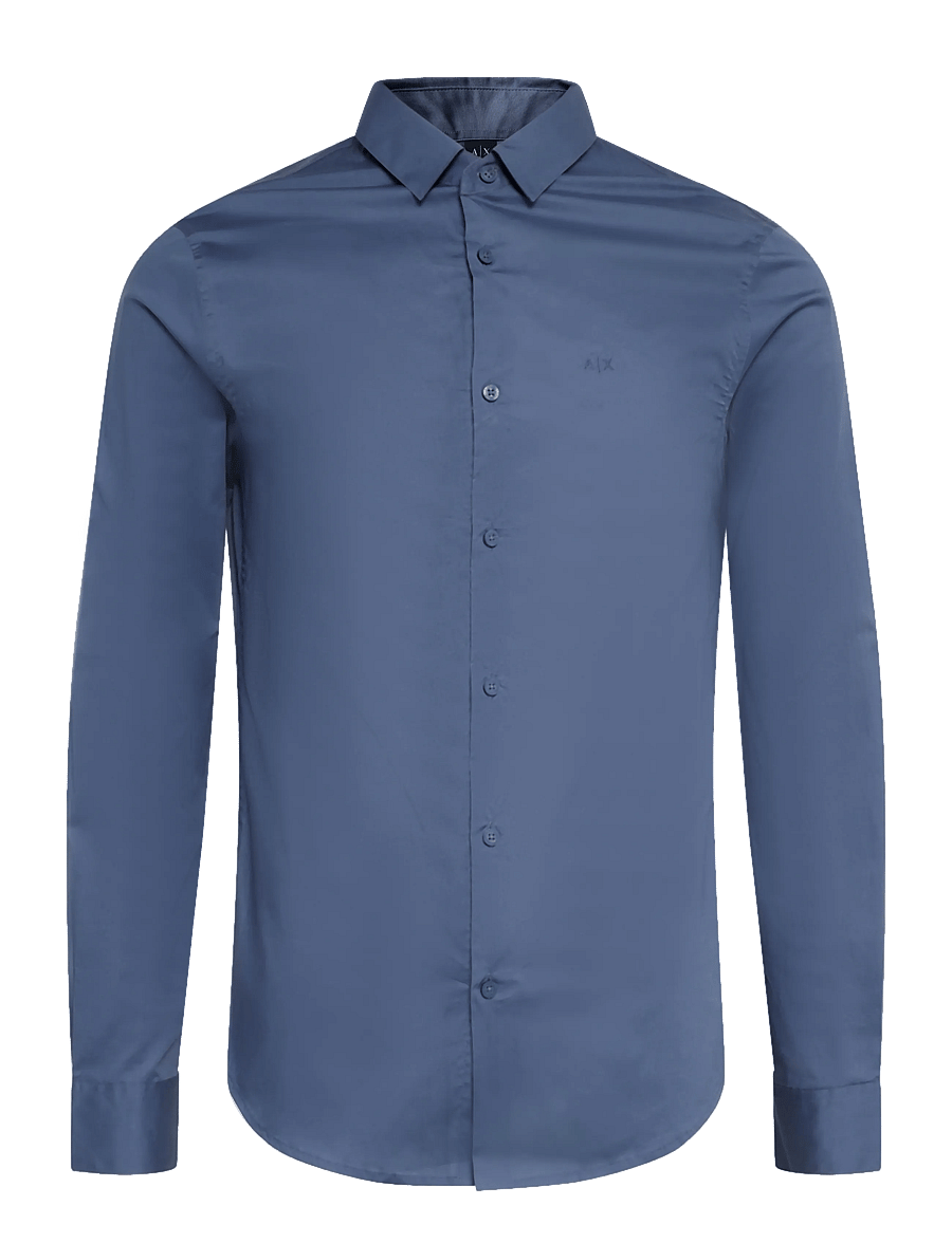 Armani Exchange - SHIRT - casual skjorter - vintage indigo - 0