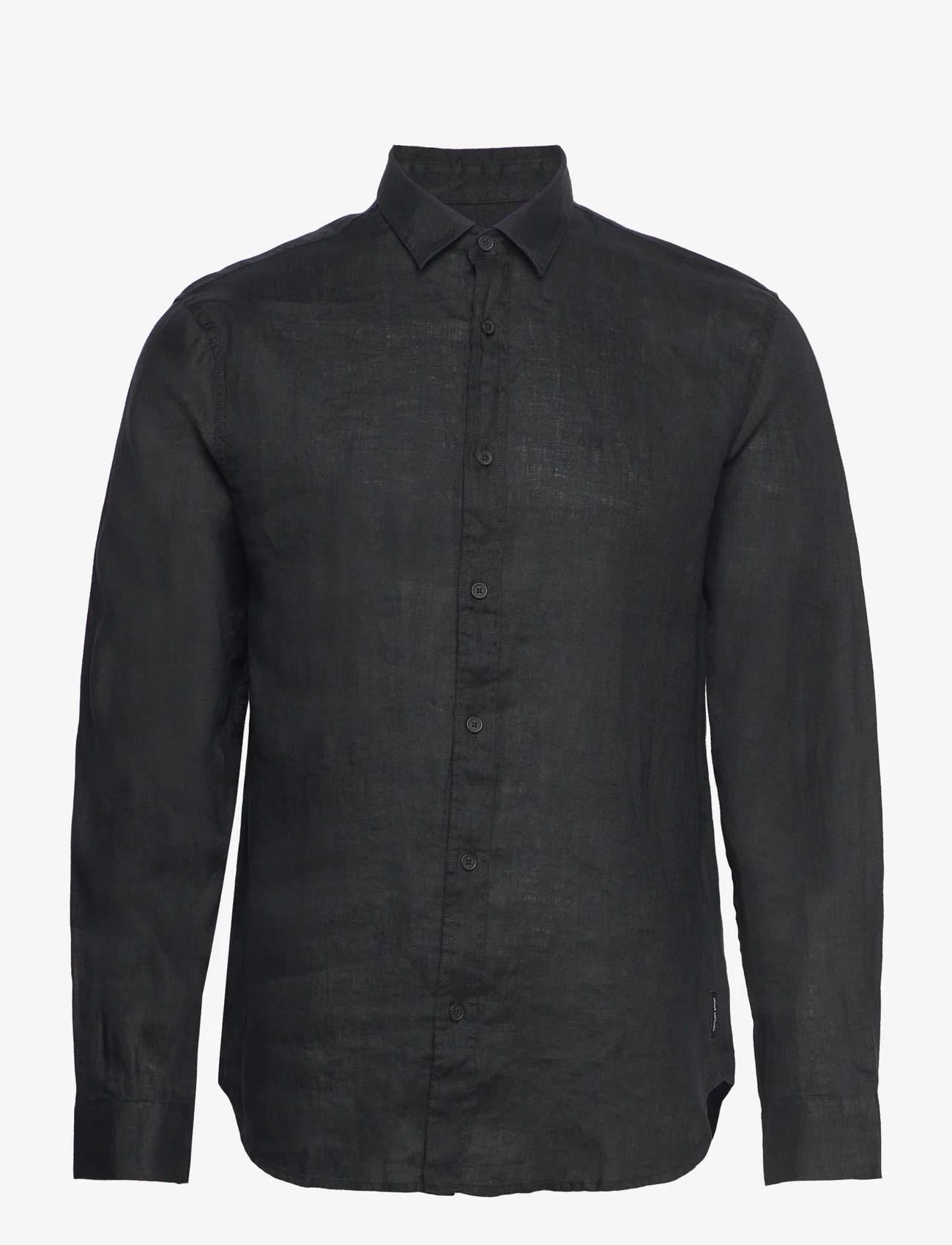 Armani Exchange - SHIRT - linen shirts - 1200-black - 0