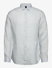 Armani Exchange - SHIRT - linnen overhemden - 15cz-illusion blue - 0