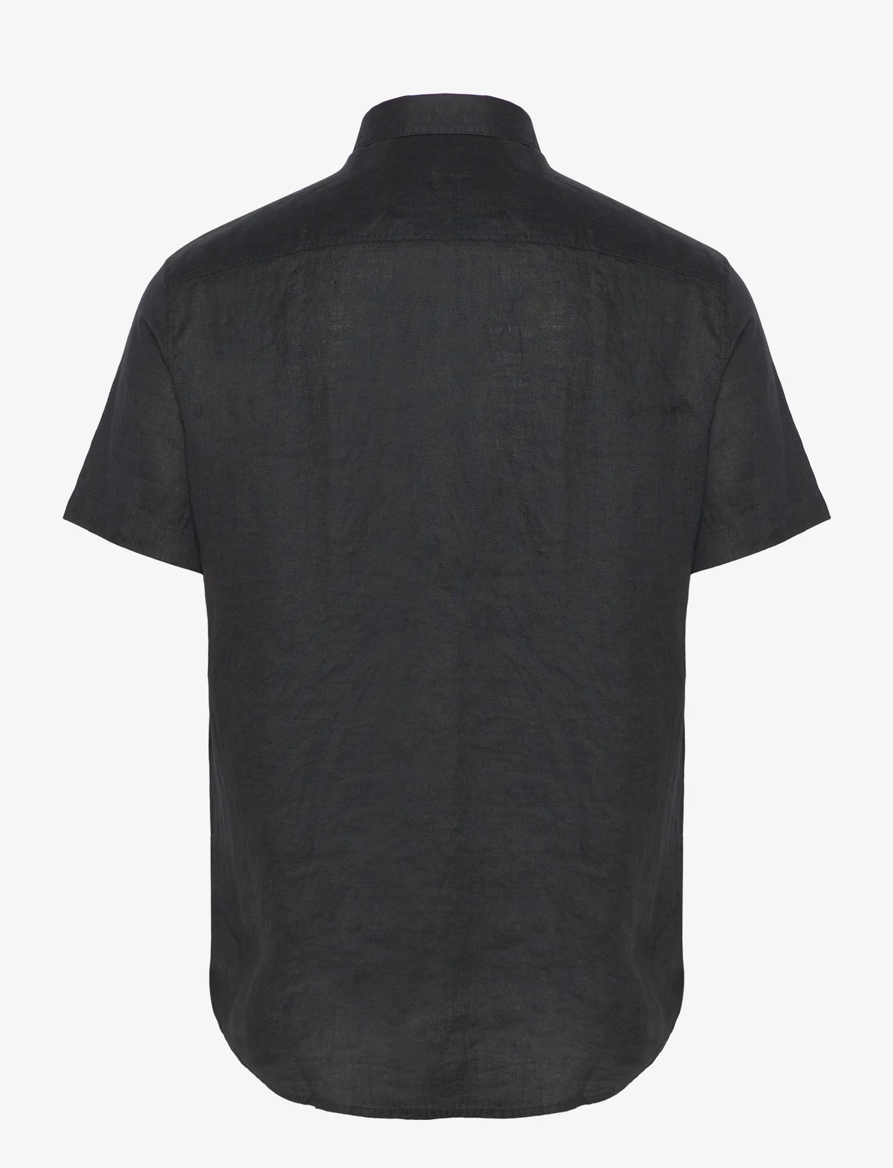 Armani Exchange - SHIRT - koszule lniane - 1200-black - 1