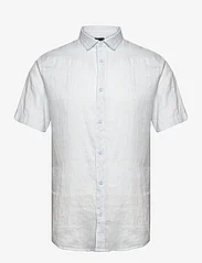 Armani Exchange - SHIRT - linen shirts - 15cz-illusion blue - 0