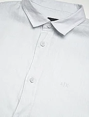 Armani Exchange - SHIRT - linnen overhemden - 15cz-illusion blue - 3