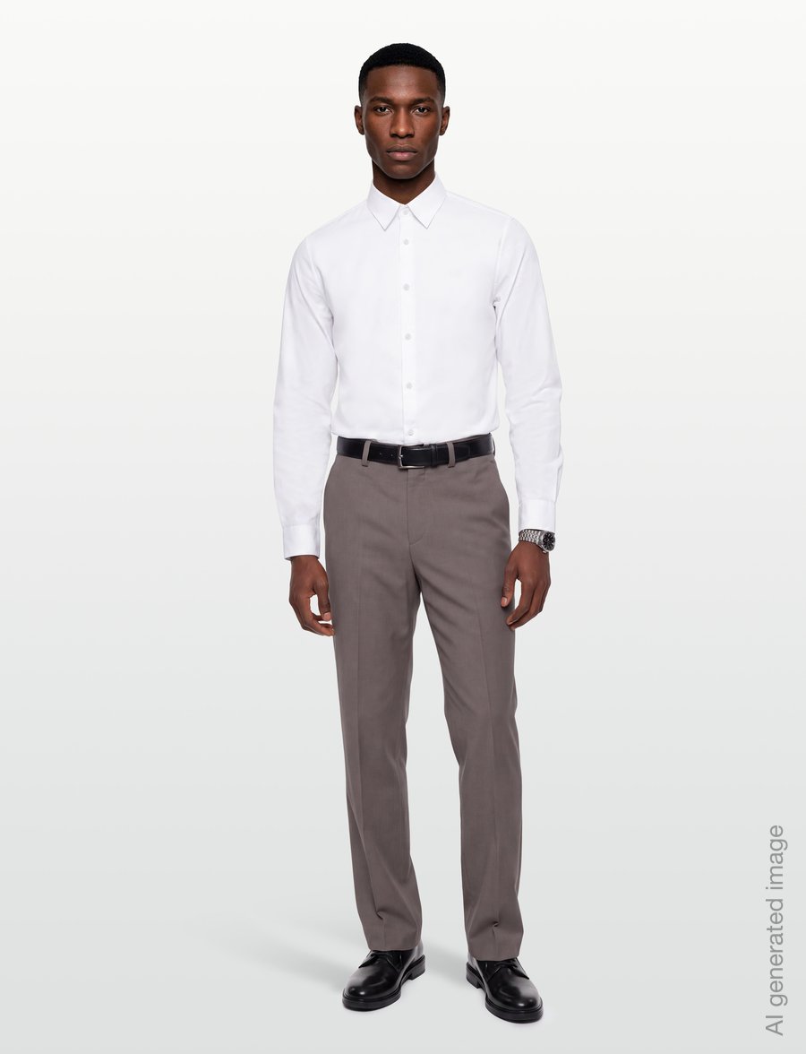Armani Exchange - SHIRT - freizeithemden - white oxford/7blue/w - 0