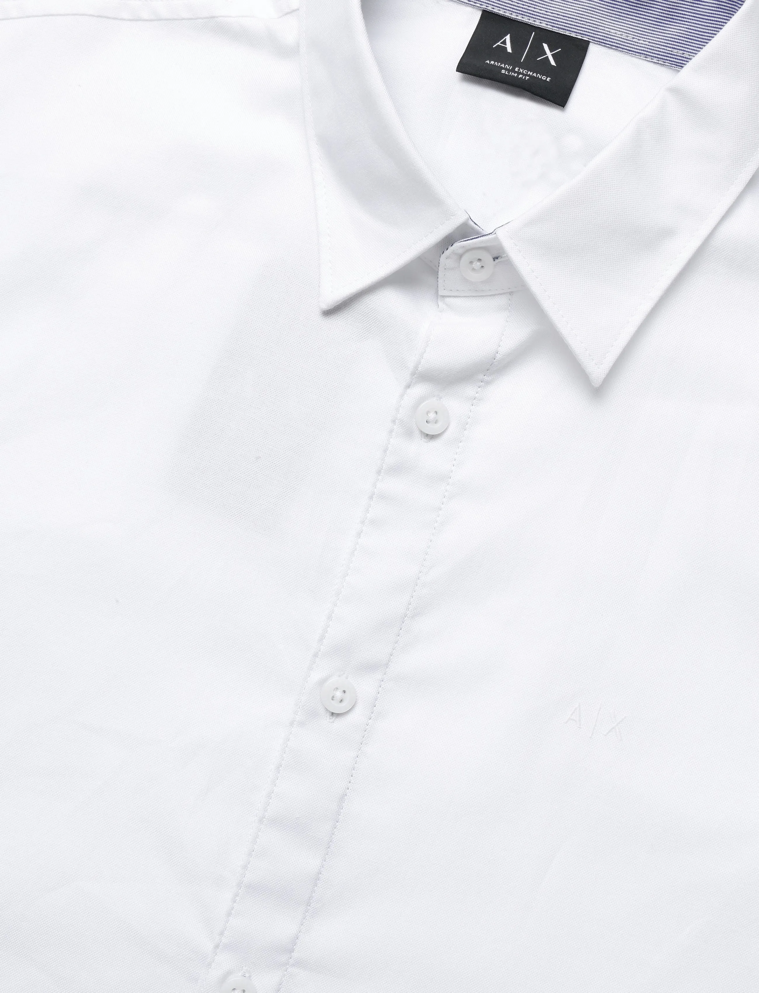 Armani Exchange - SHIRT - white oxford/7blue/w - 2