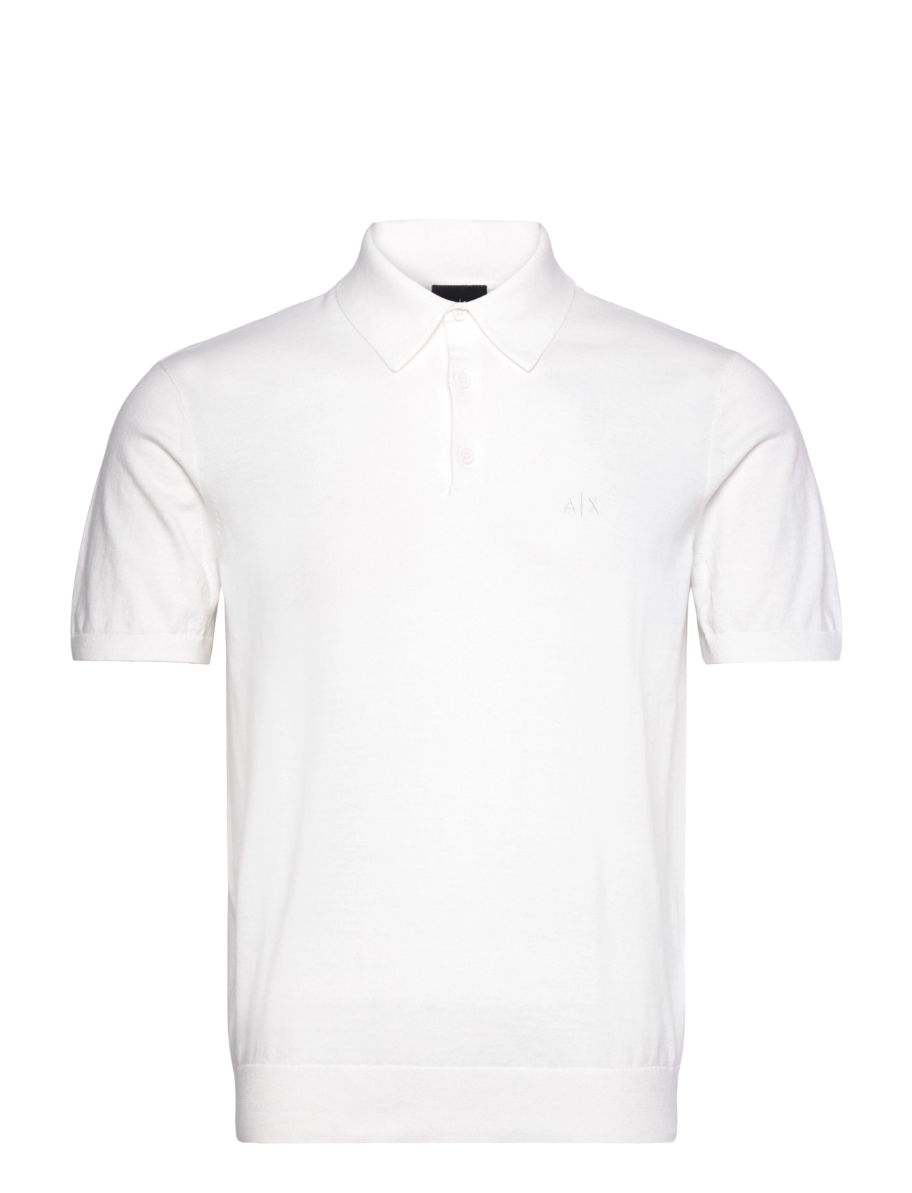 KNIT POLO - OFF WHITE