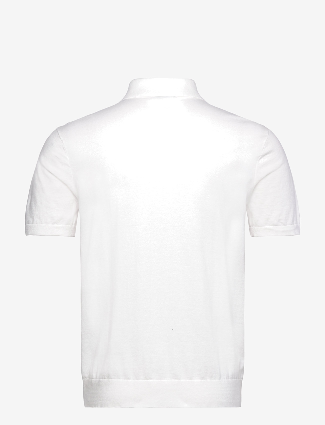Armani Exchange - KNIT POLO - stickade pikéer - off white - 1