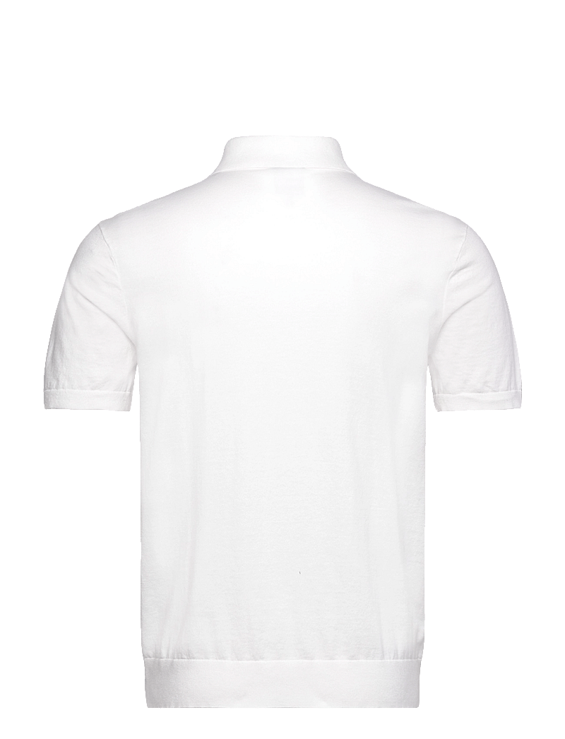 Armani Exchange - KNIT POLO - stickade pikéer - off white - 1