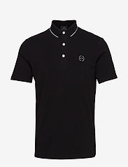 Armani Exchange - POLO - polo marškinėliai trumpomis rankovėmis - black - 0