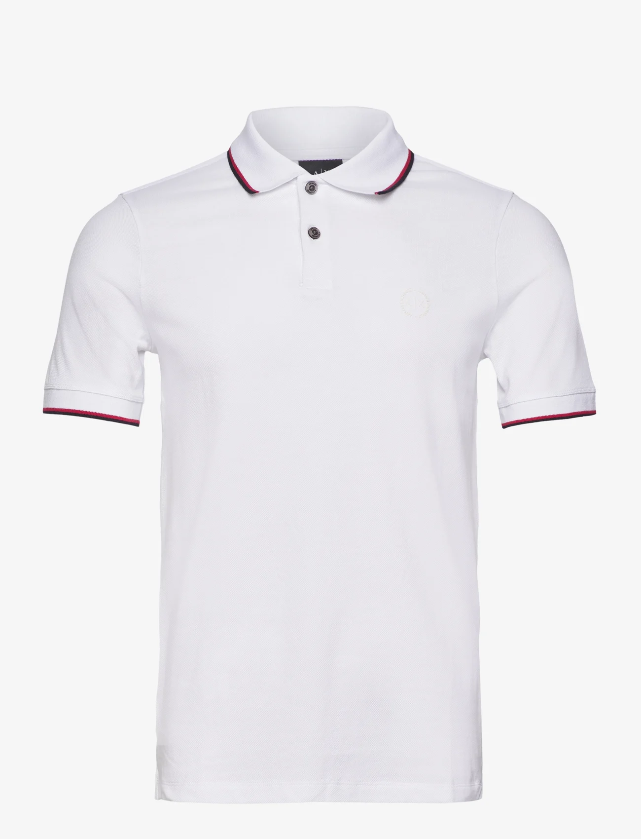 Armani Exchange - POLO - polo marškinėliai trumpomis rankovėmis - 1100-white - 0